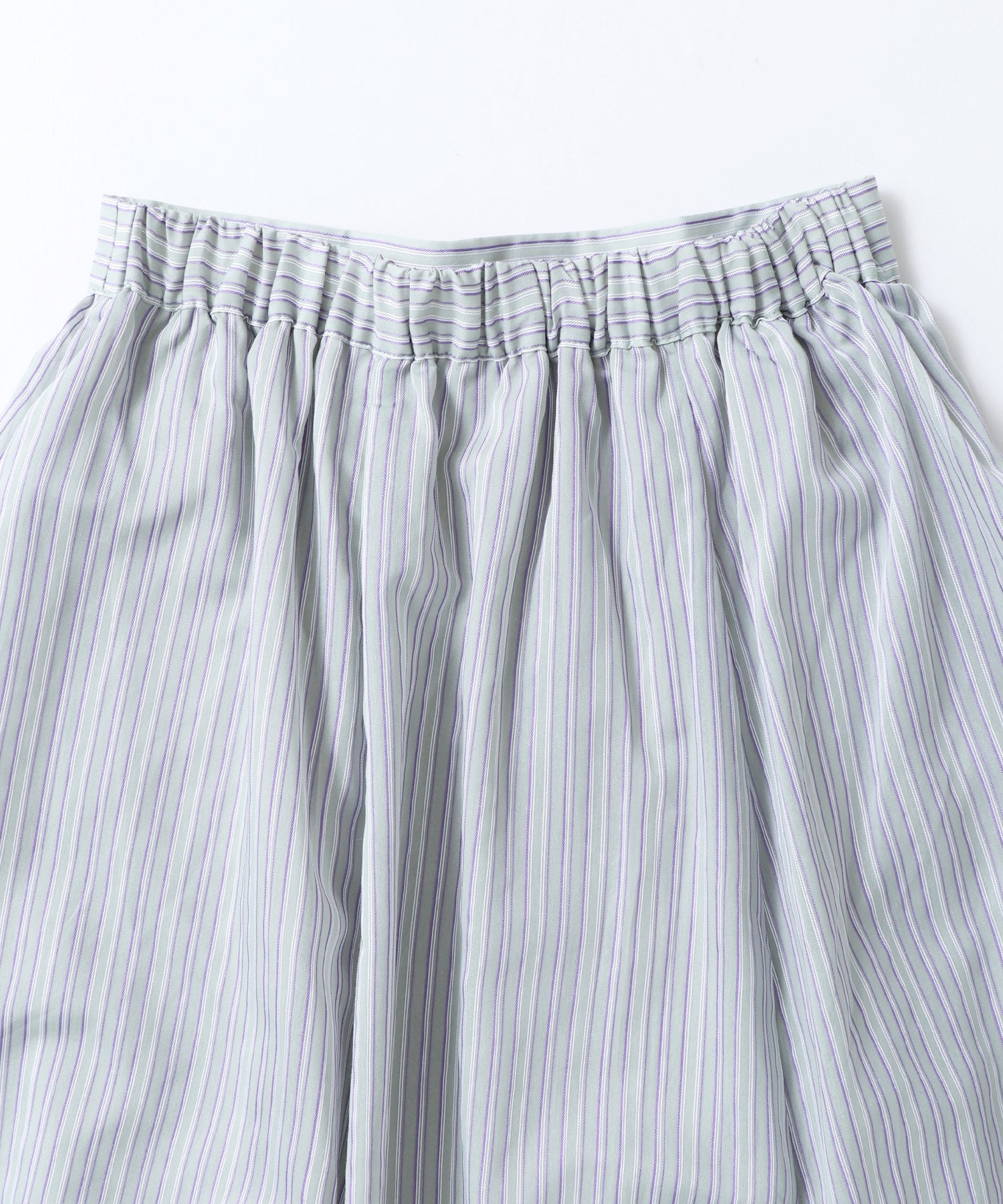 ドビーストライプ シアーフレアスカート