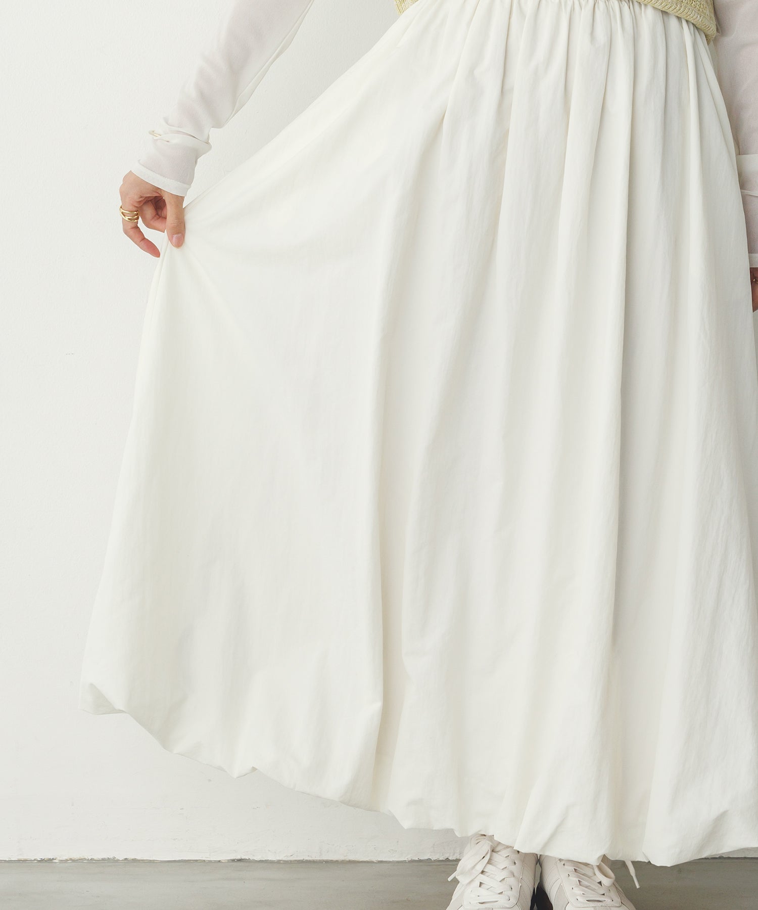 ナイロン バルーンスカート