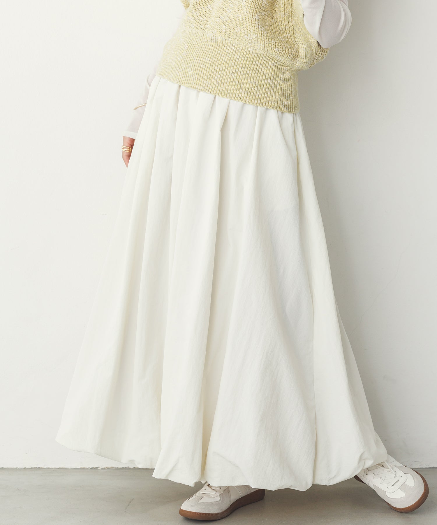 ナイロン バルーンスカート