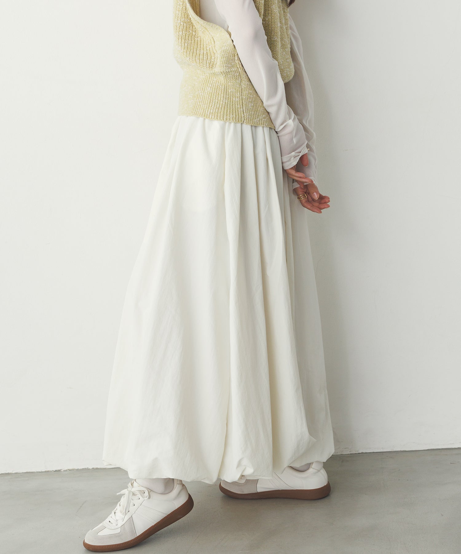 ナイロン バルーンスカート