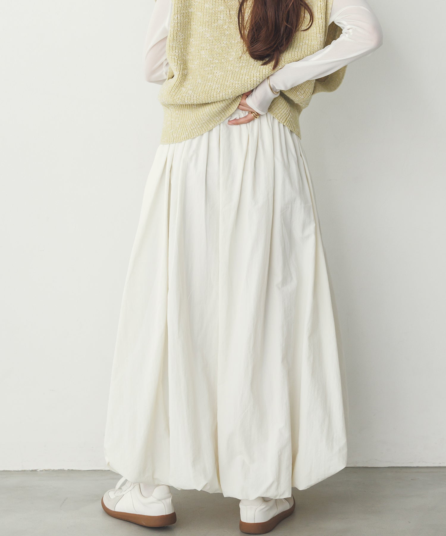 ナイロン バルーンスカート