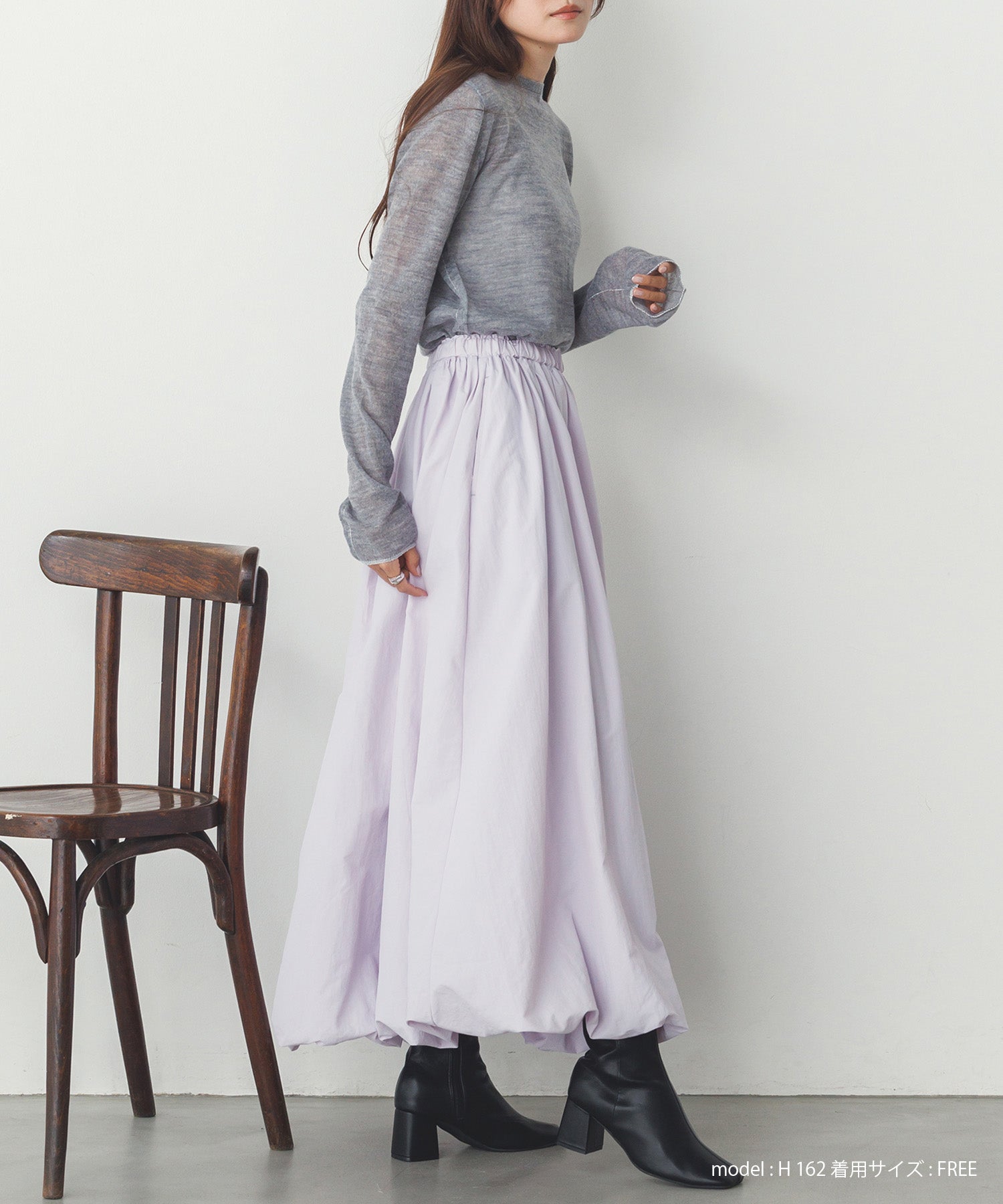 ナイロン バルーンスカート