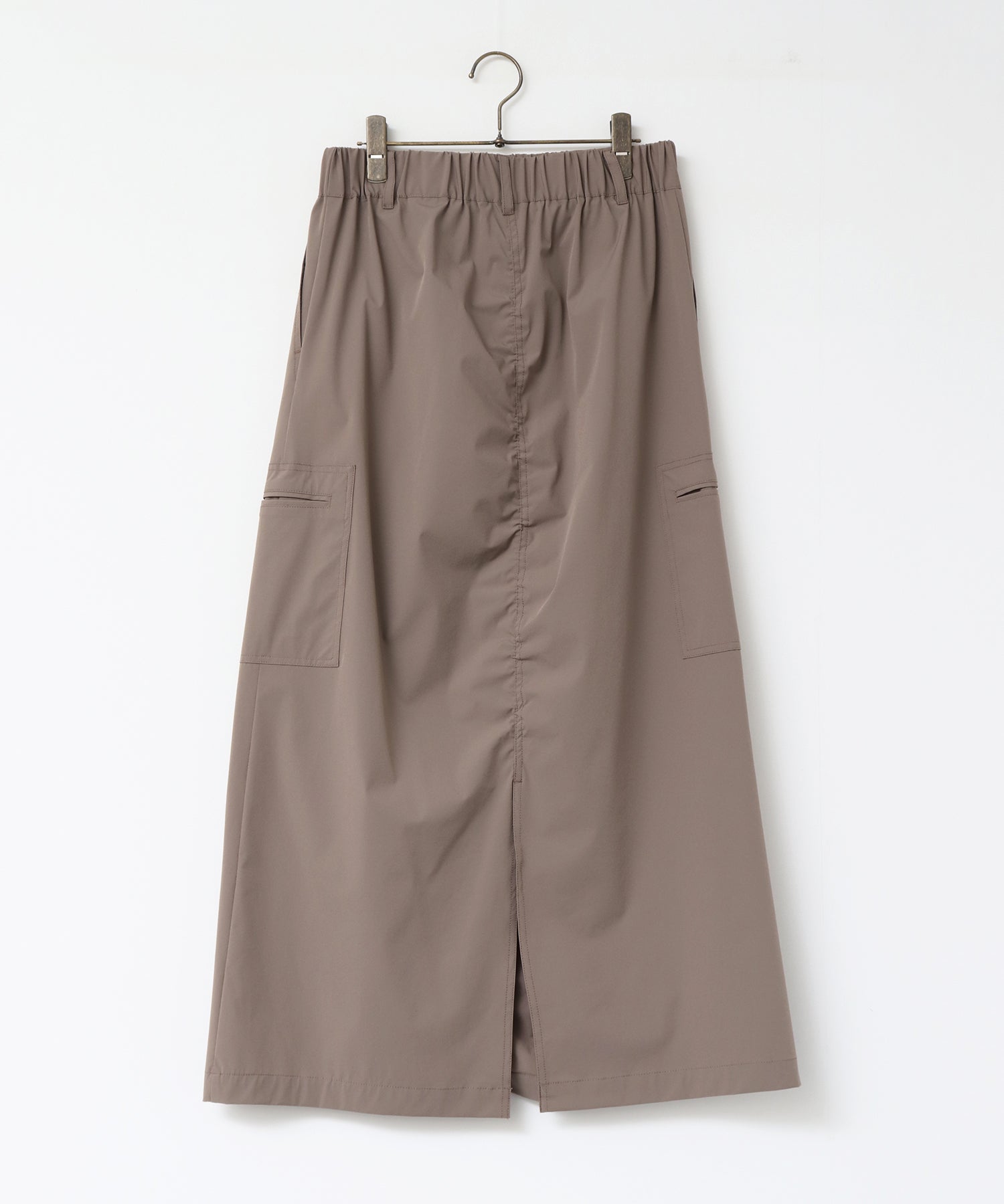 【接触冷感】シャーリング カーゴスカート