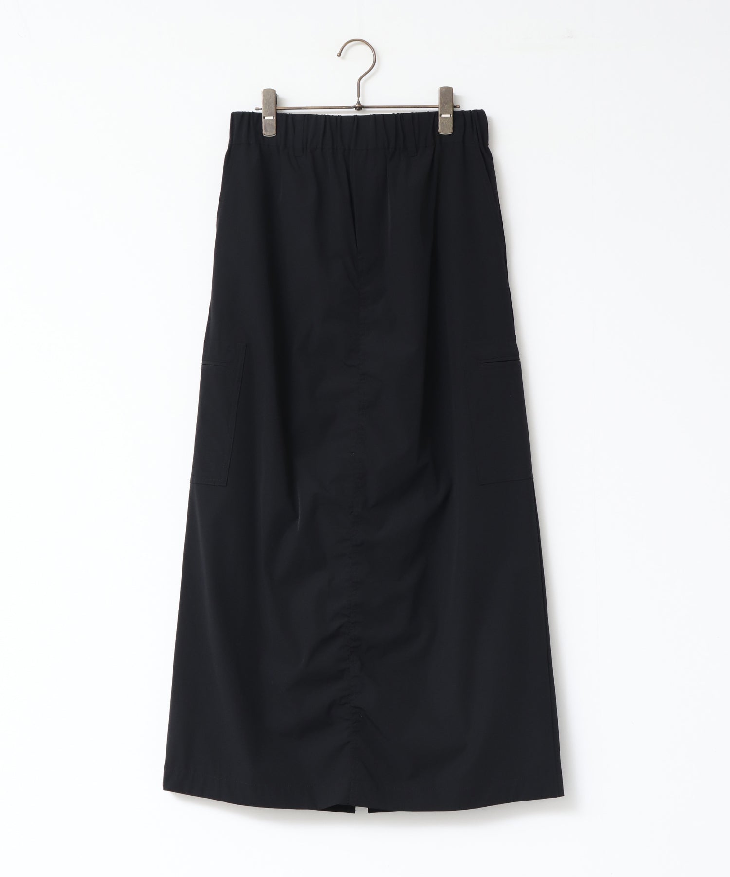 【接触冷感】シャーリング カーゴスカート