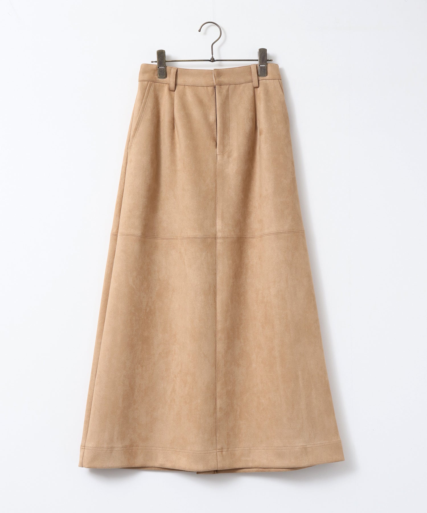 フェイクスウェード ロングスカート