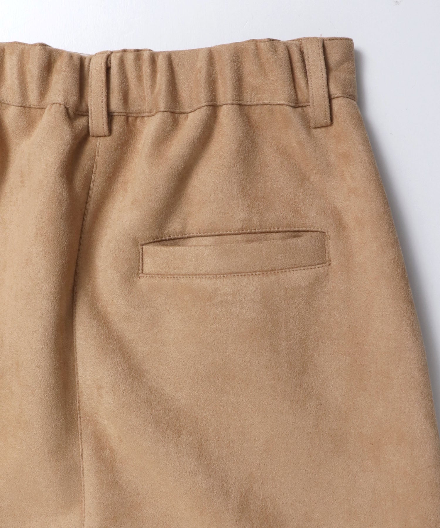 フェイクスウェード ロングスカート