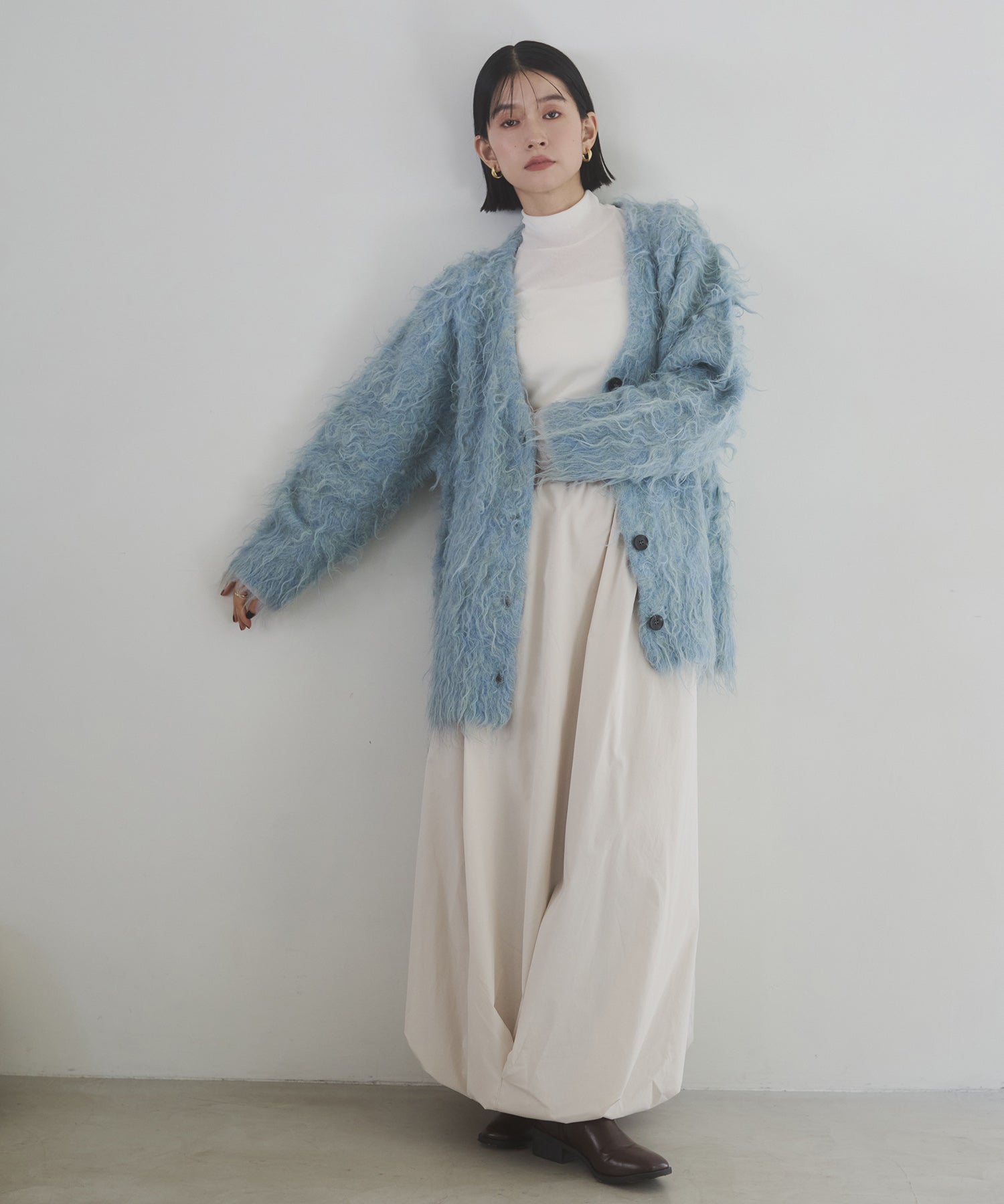 ポリエステルブロード バルーンスカート