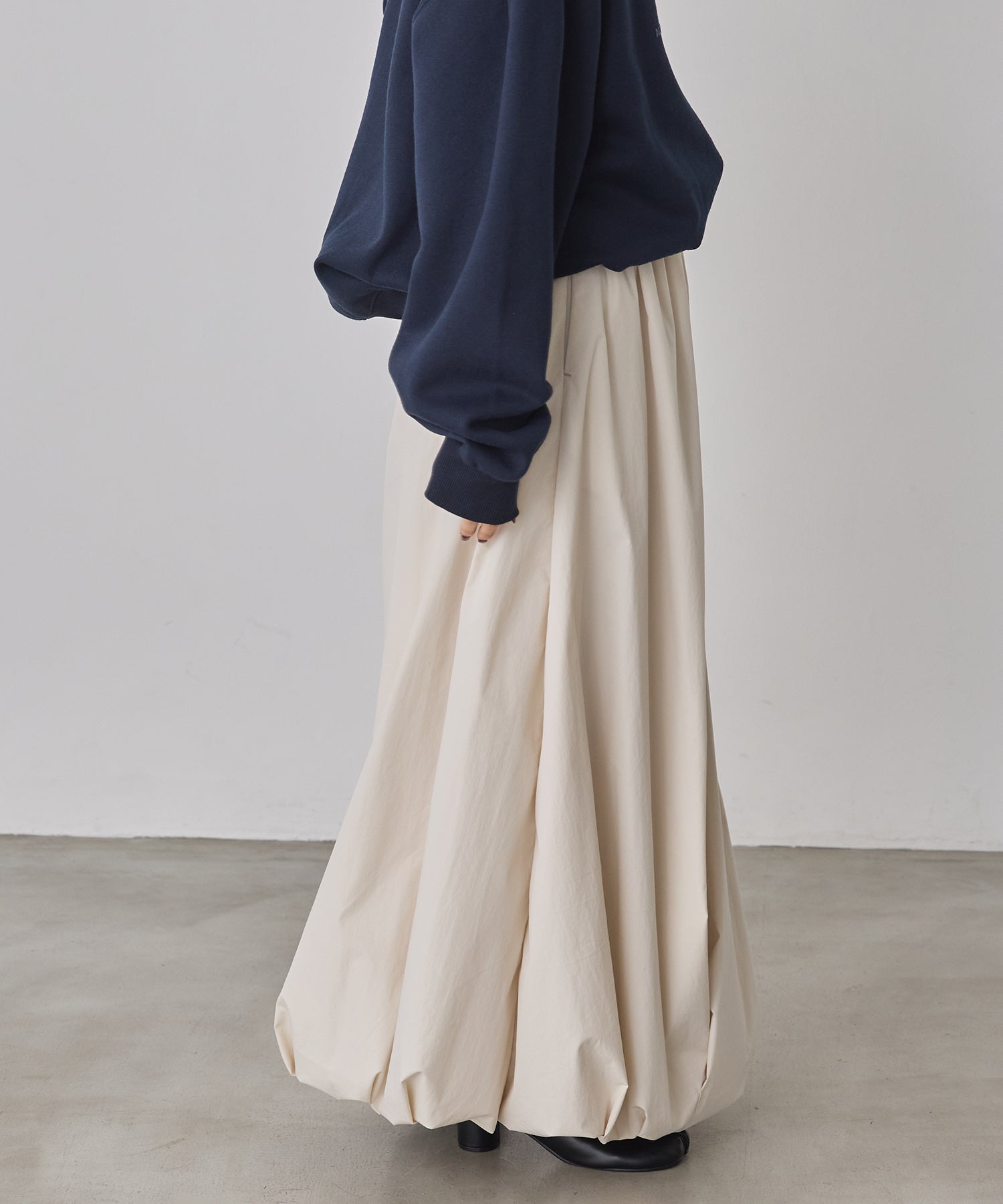 ポリエステルブロード バルーンスカート