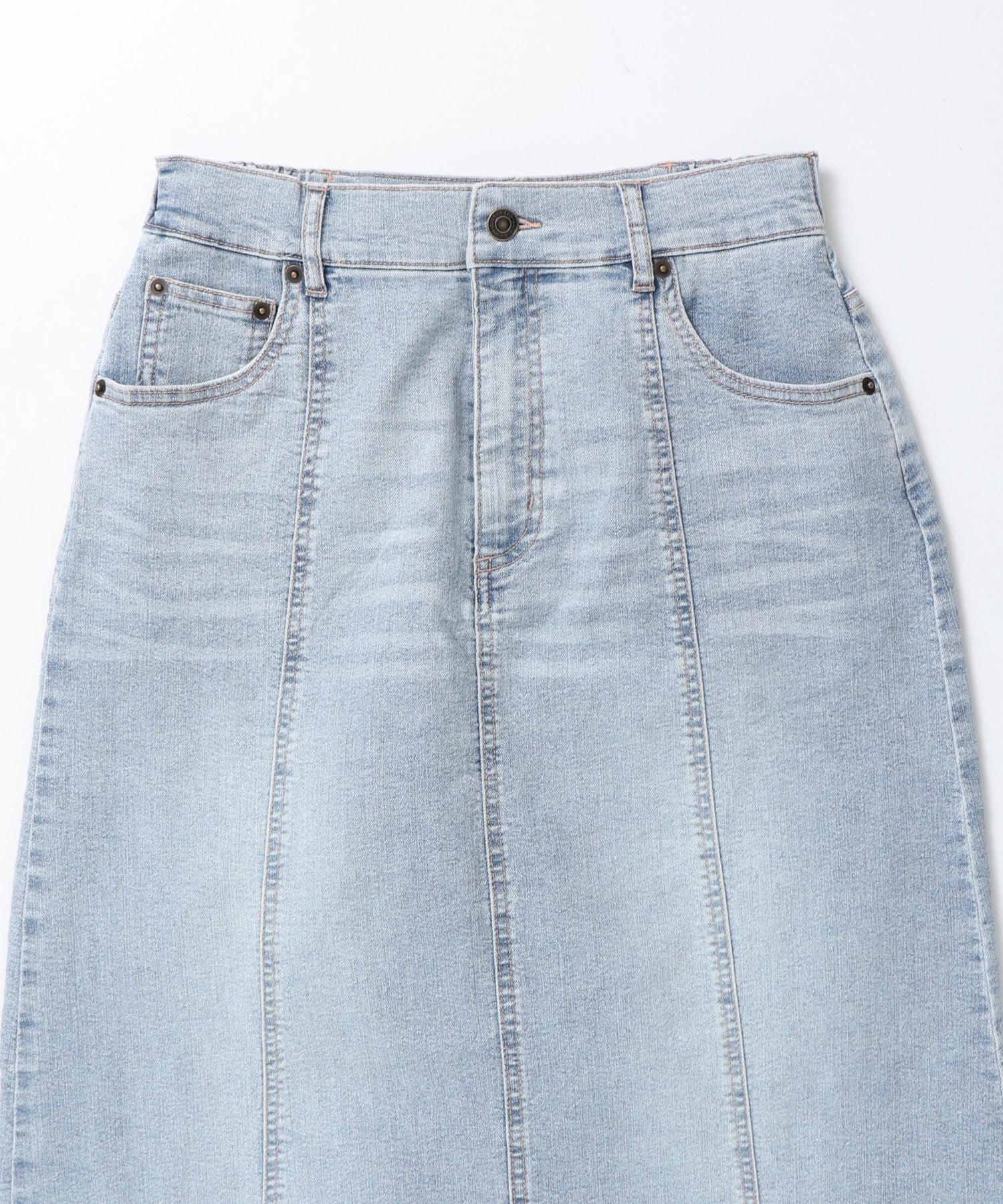 STRETCH DENIM NARROW SKIRT