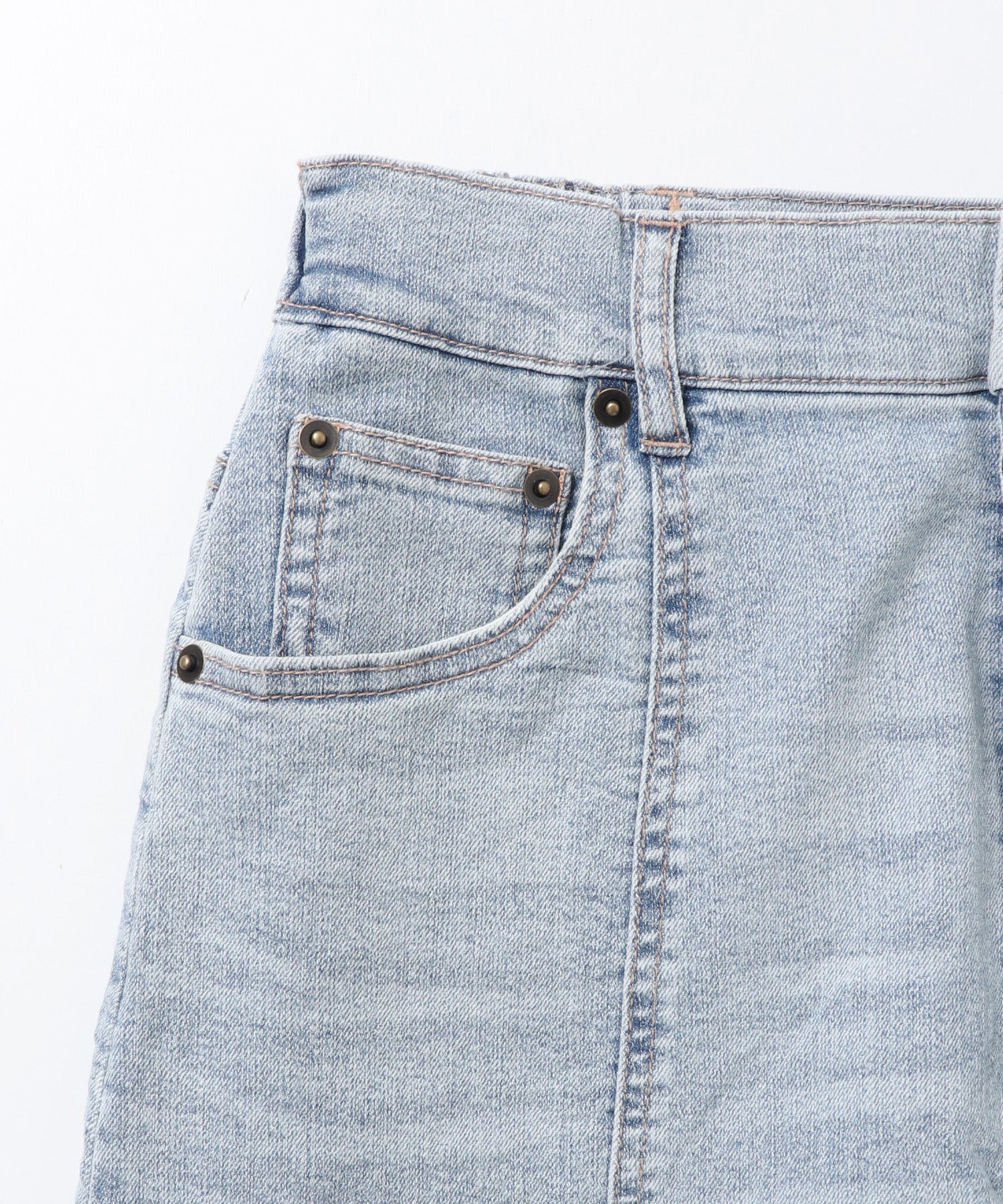STRETCH DENIM NARROW SKIRT