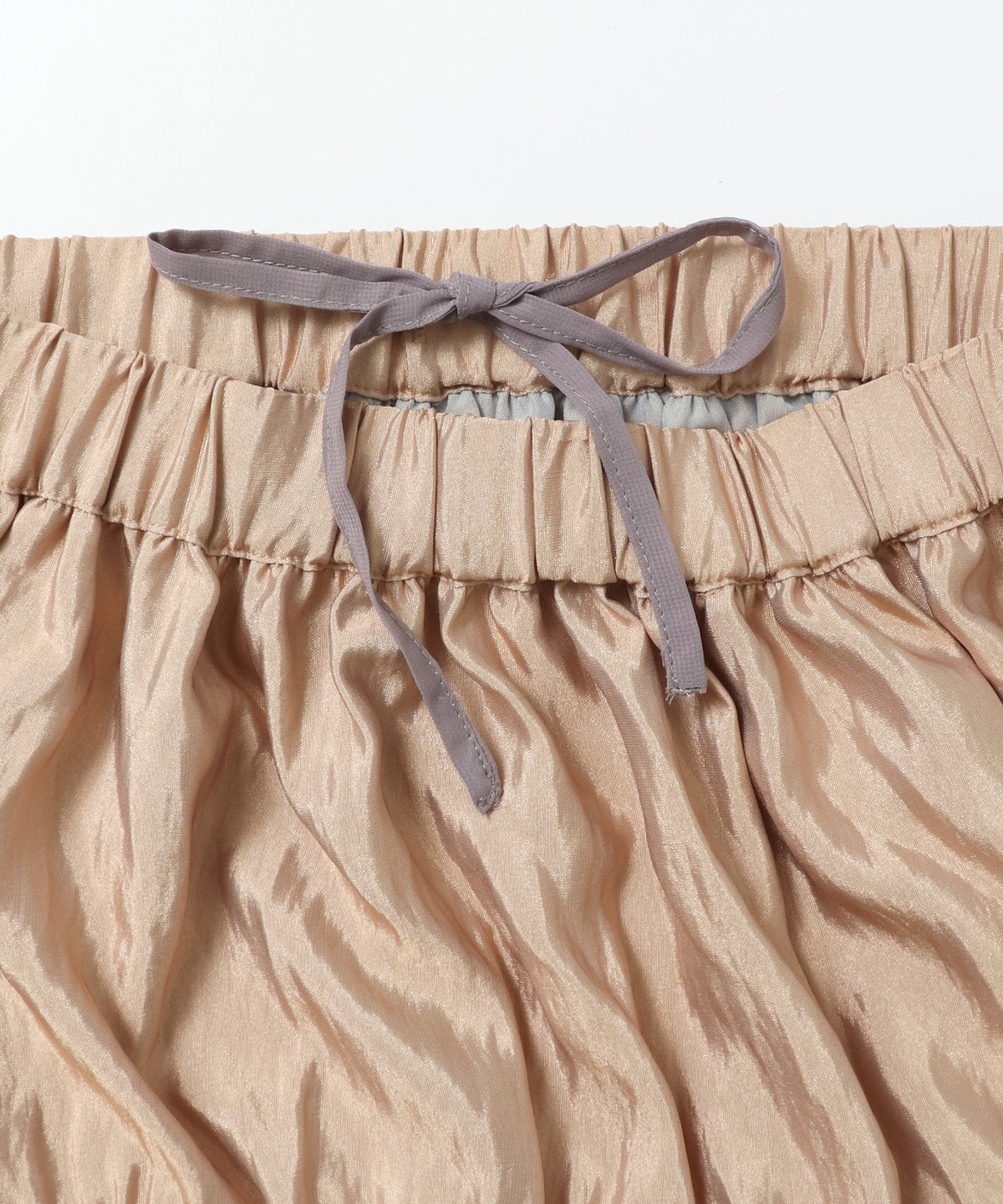 CHAMBRAY GATHERED SKIRT