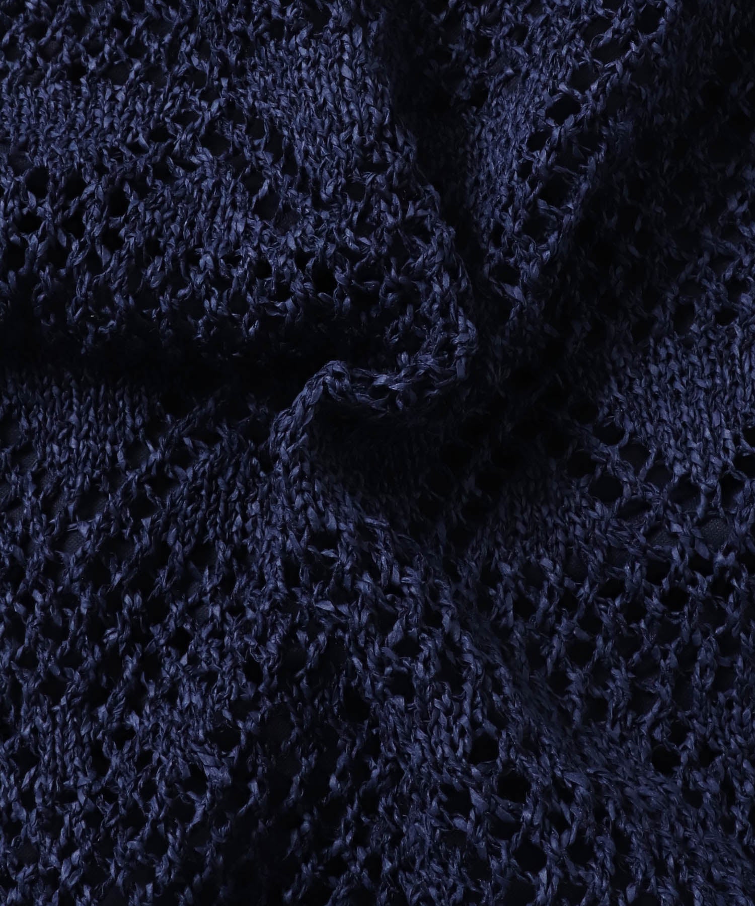 ペーパーヤーン 透かし編み ニットナロースカート