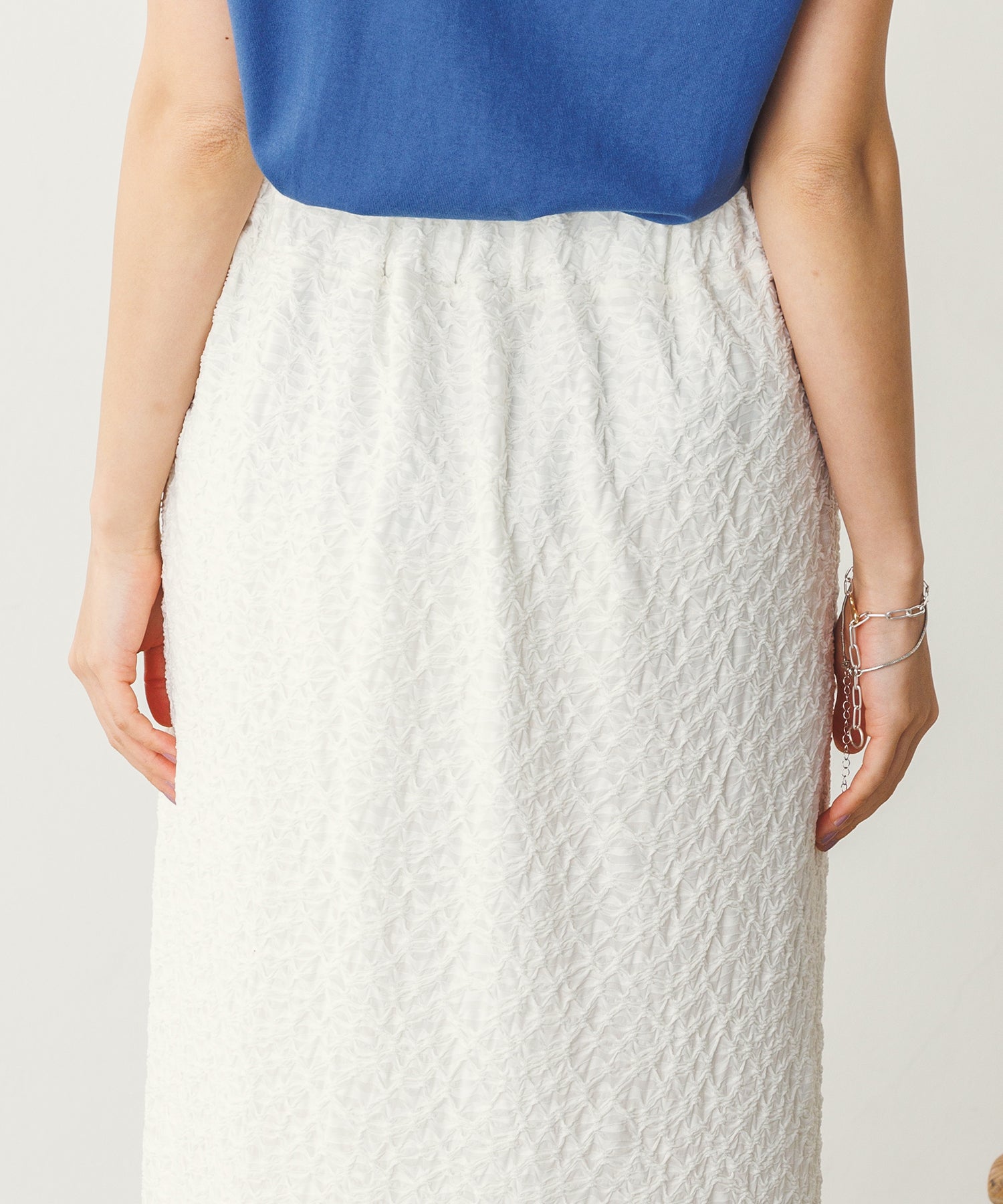 ボックスタックロングスカート