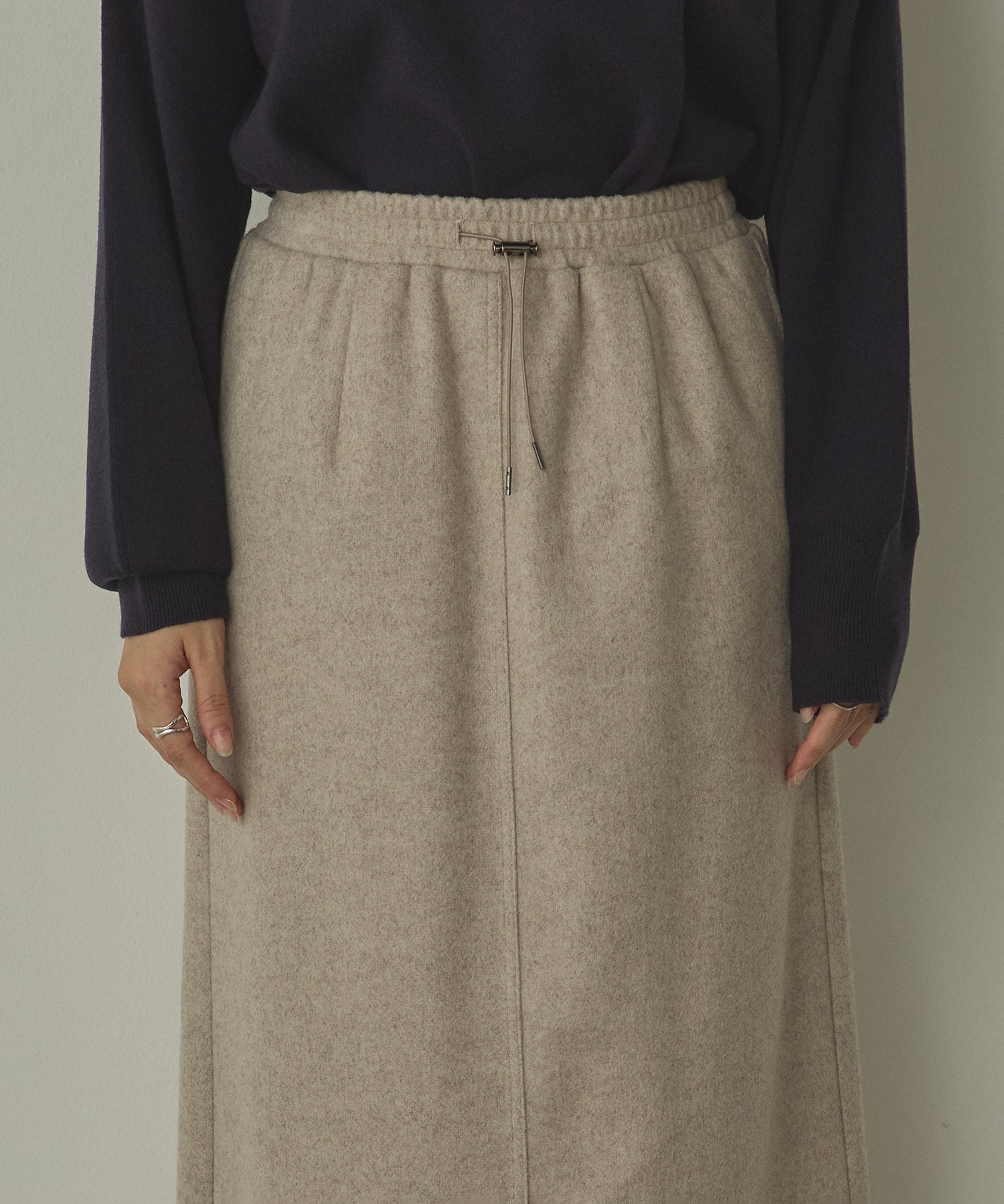 KNIT SEW NARROW SKIRT