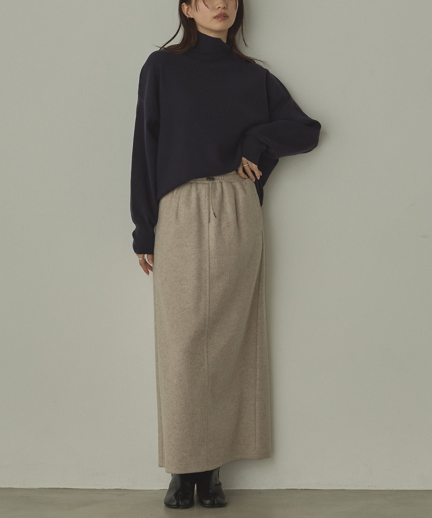 KNIT SEW NARROW SKIRT