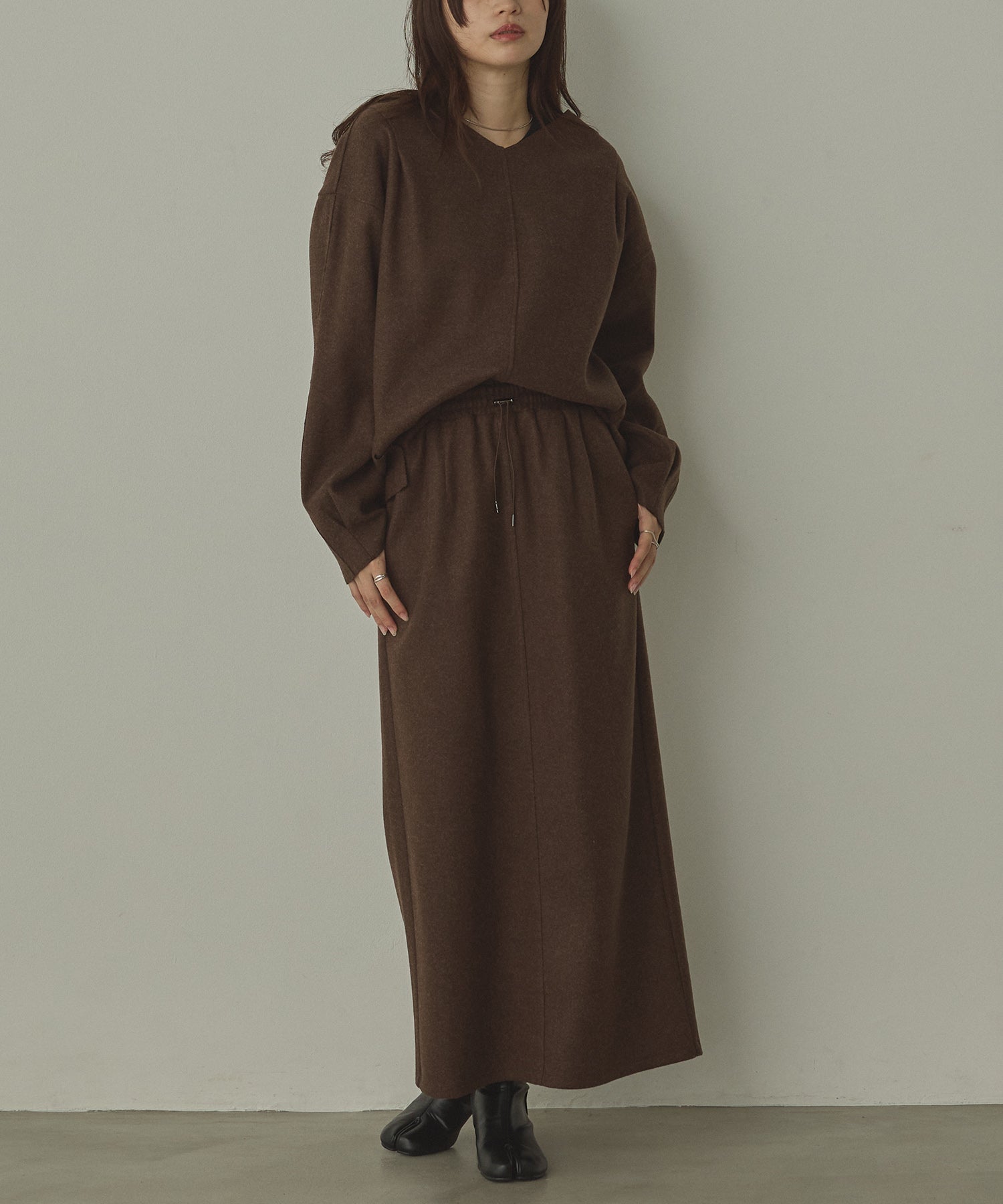 KNIT SEW NARROW SKIRT