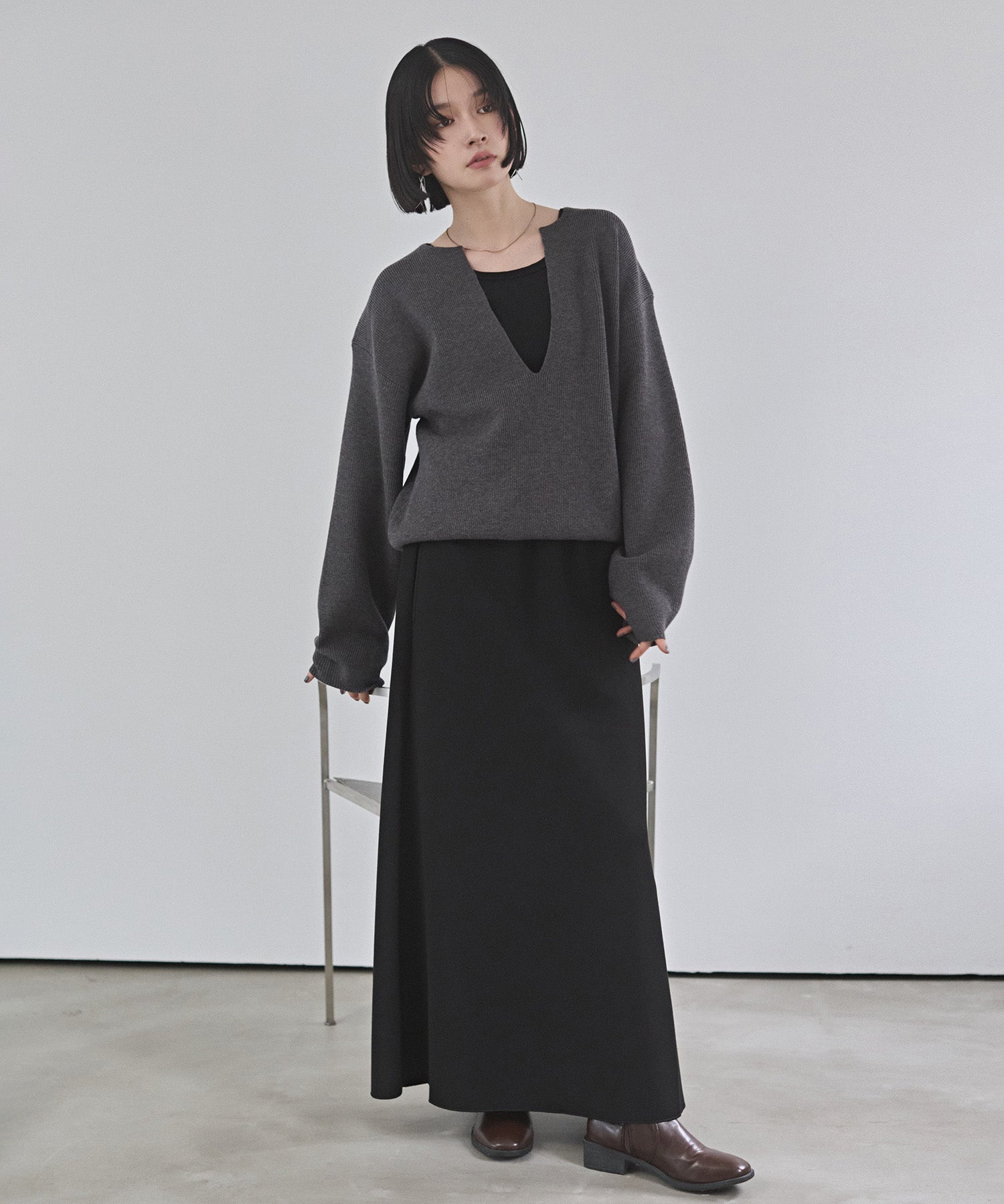 LIGHT CARDBOARD FLARE SKIRT