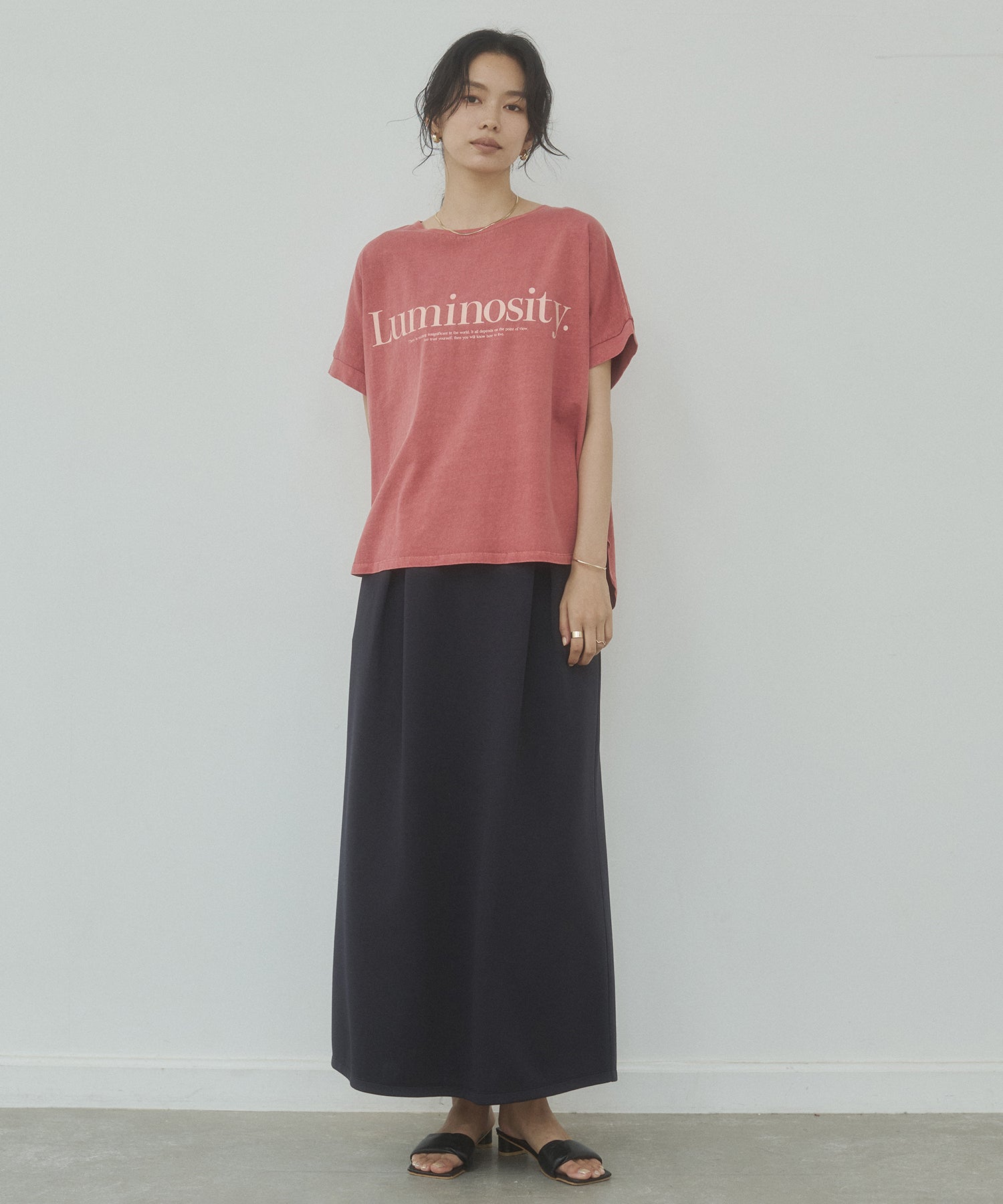 SOFT-TEXTURED CARDBOARD LONG SKIRT