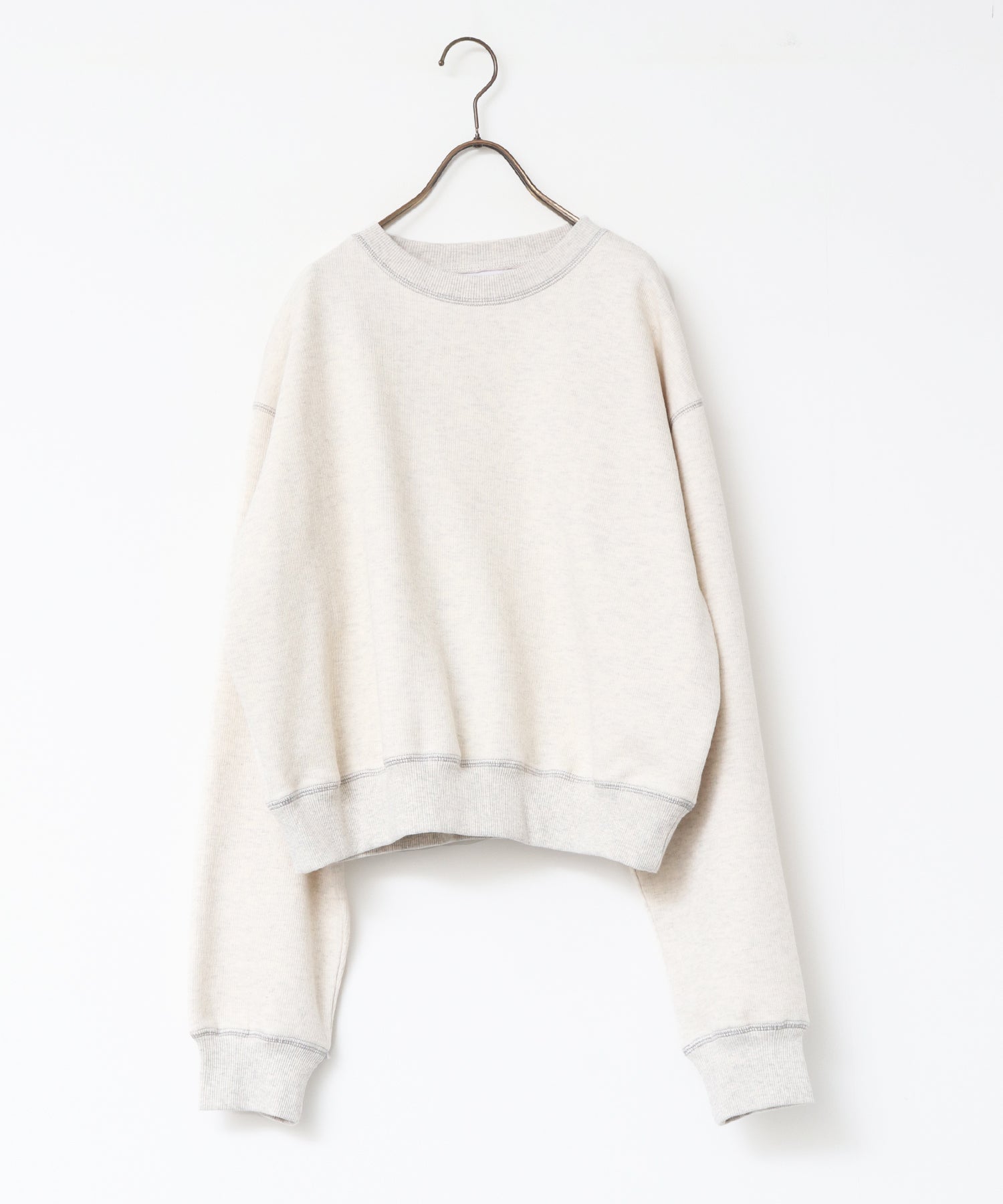 シャイニー糸ステッチ スウェット