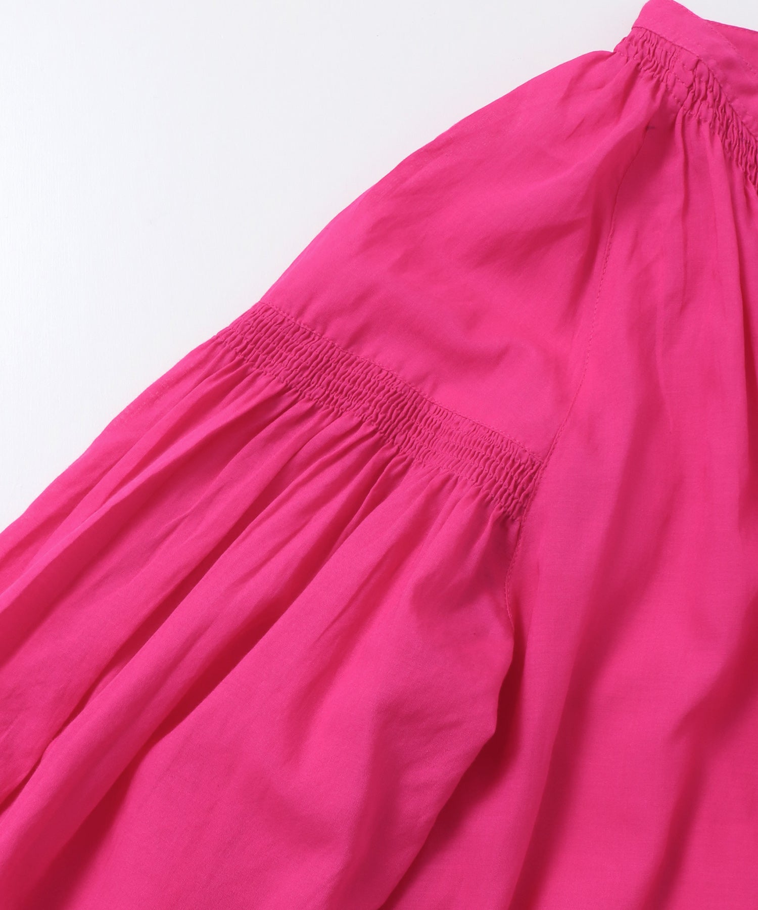 SUSHIBOYL SMOCKED GATHERED BLOUSE