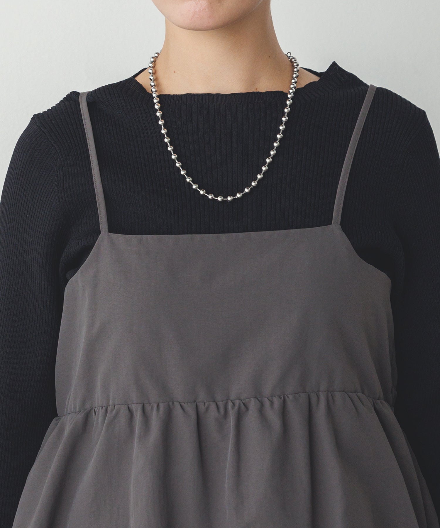 ナイロン バルーンキャミビスチェ