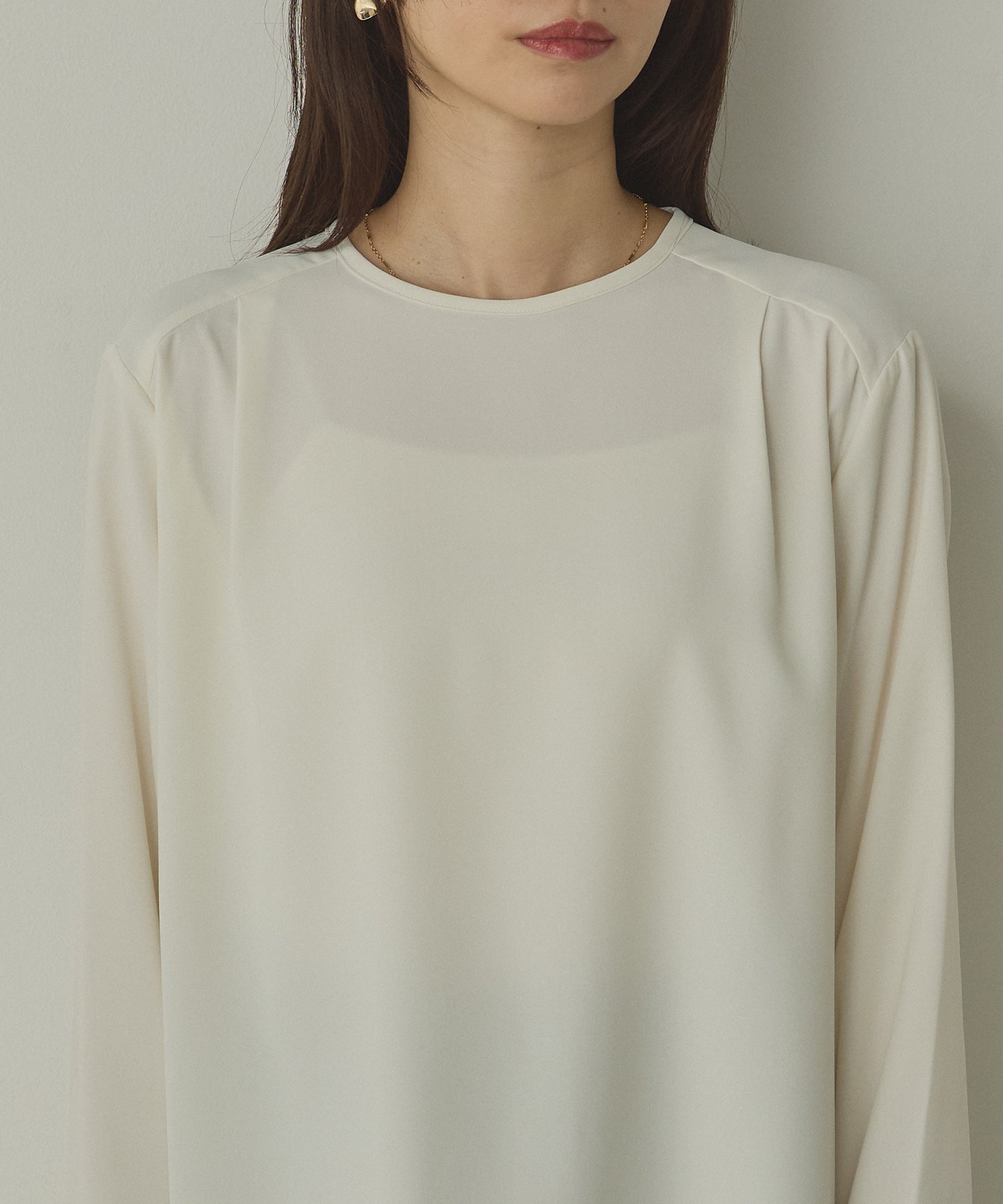 ストレッチジョーゼット 万能ブラウス