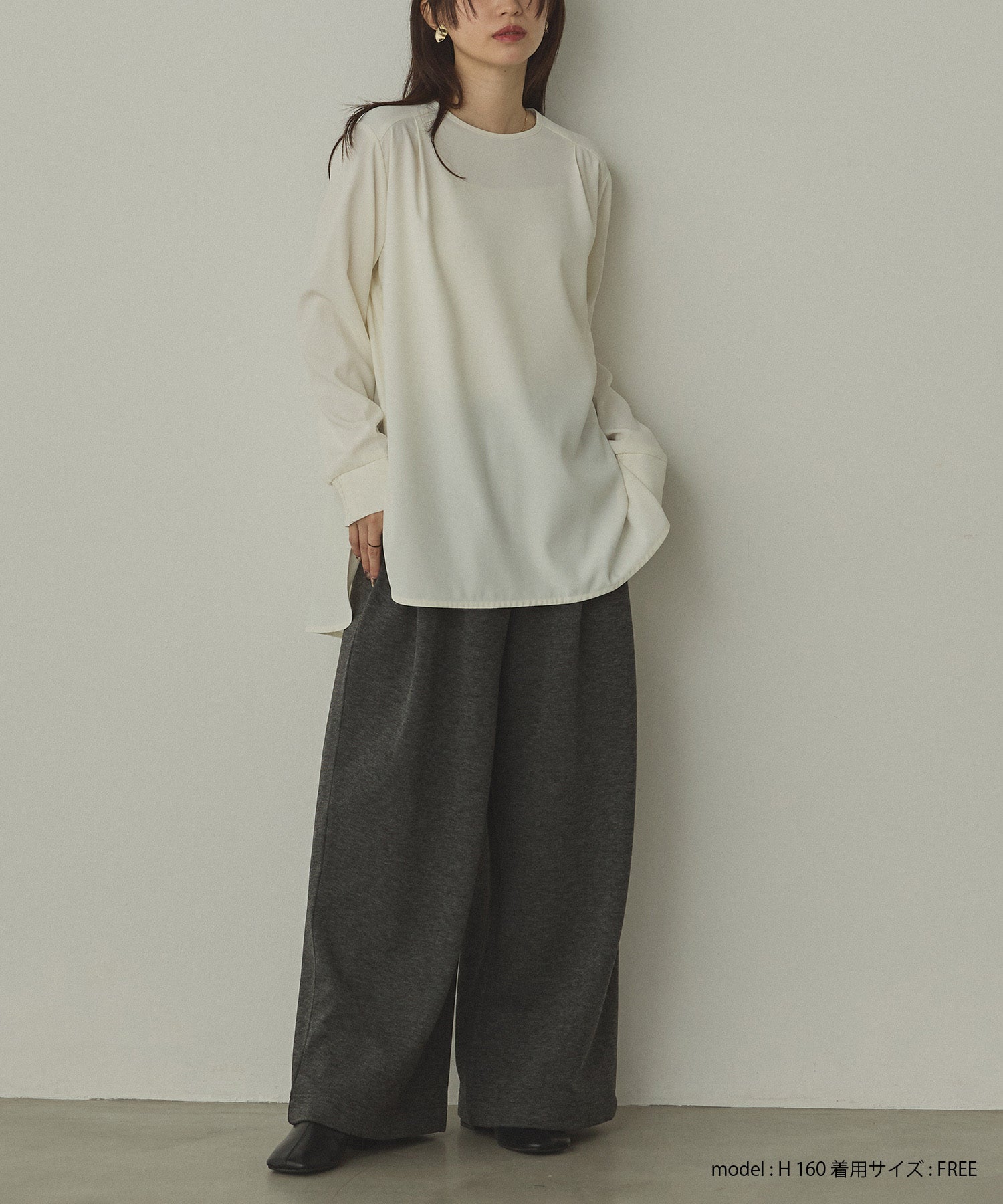 ストレッチジョーゼット 万能ブラウス