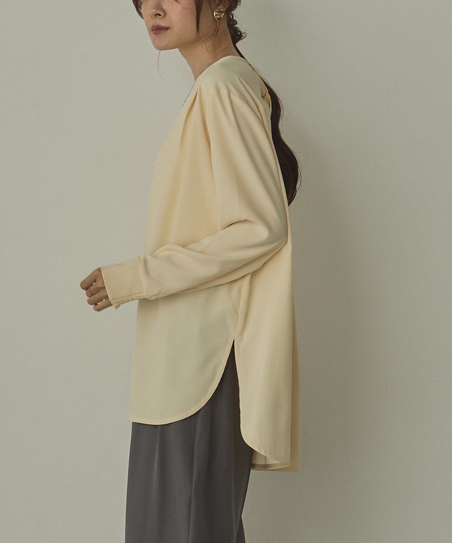 ストレッチジョーゼット 万能ブラウス