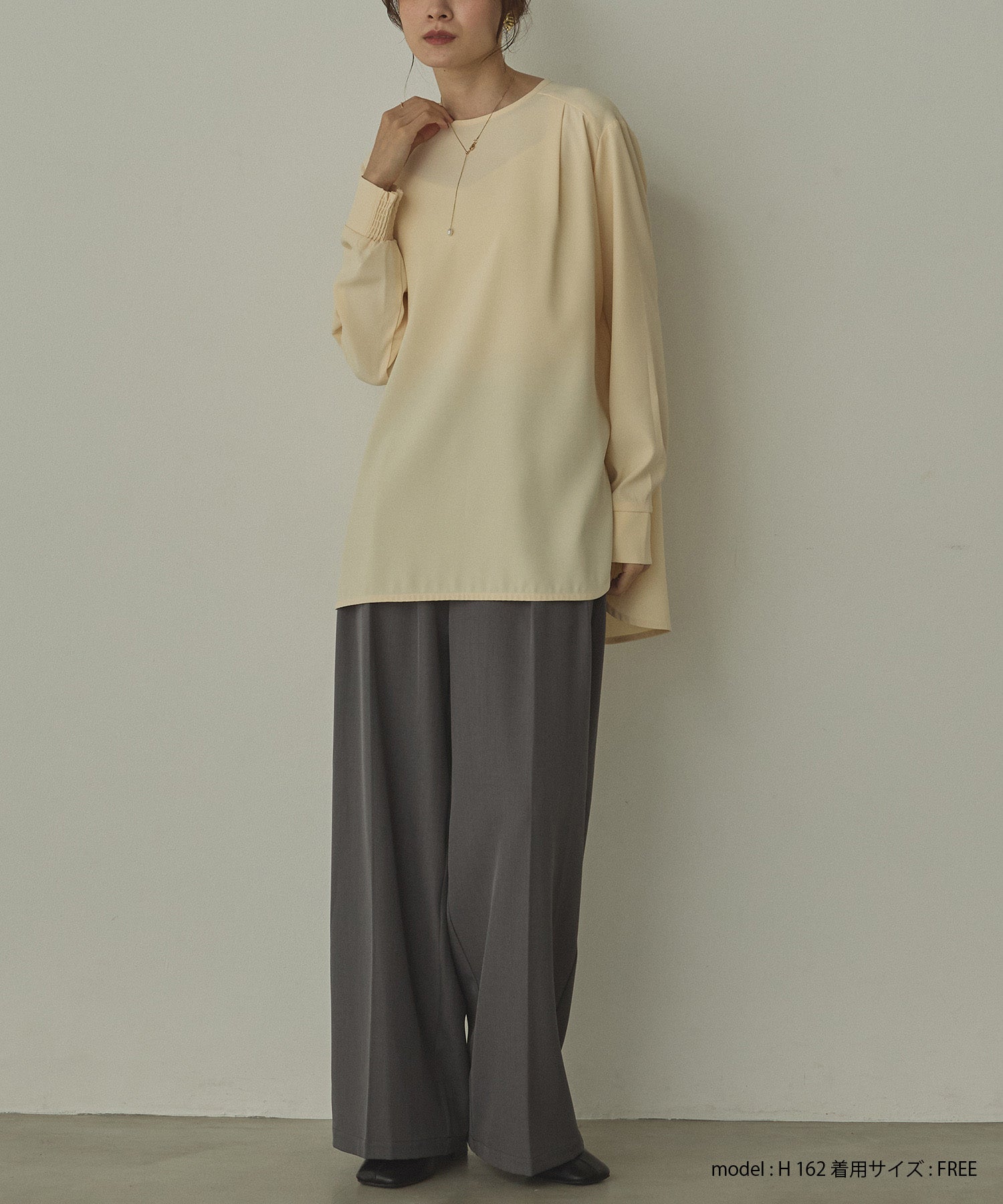 ストレッチジョーゼット 万能ブラウス