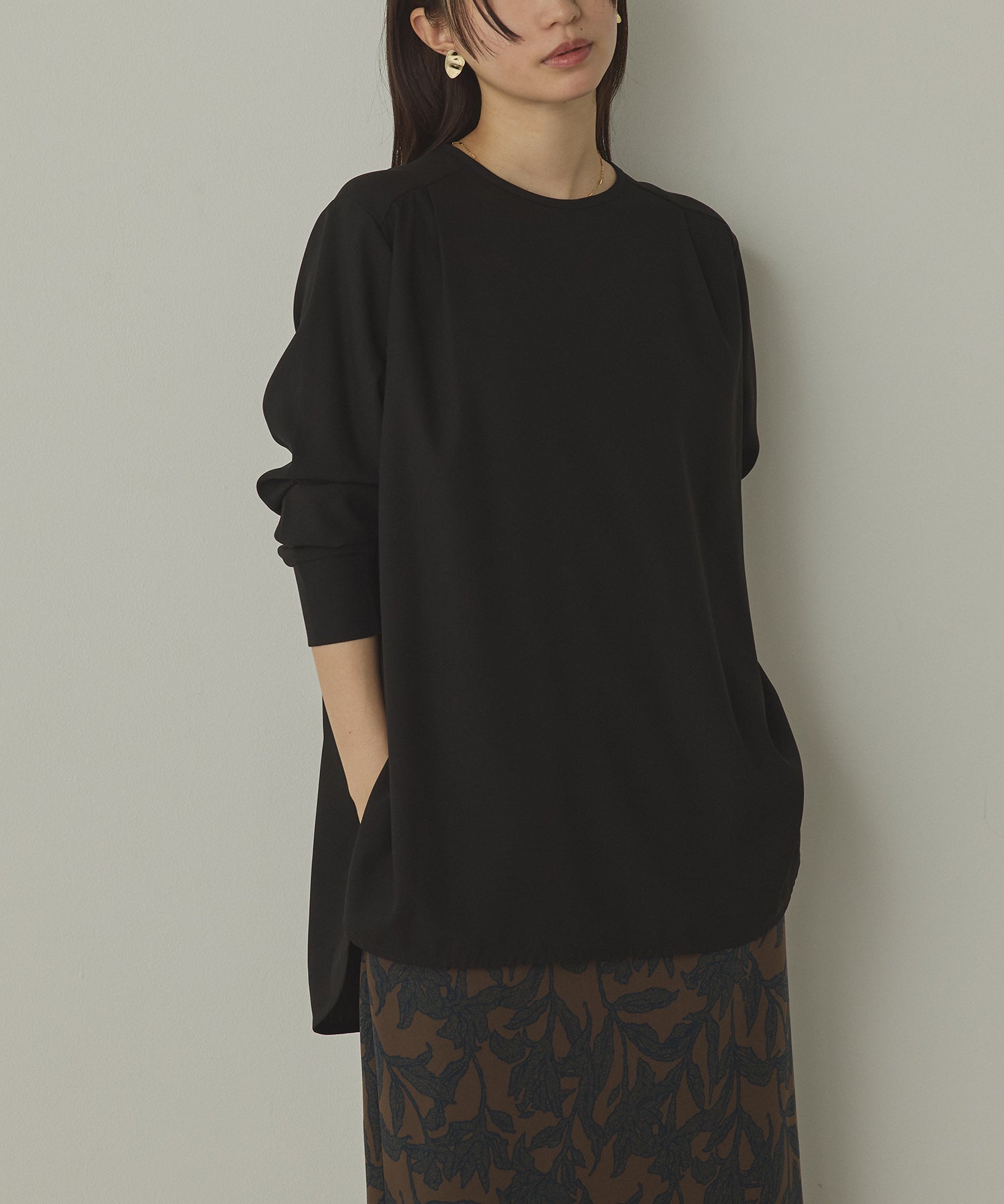 ストレッチジョーゼット 万能ブラウス