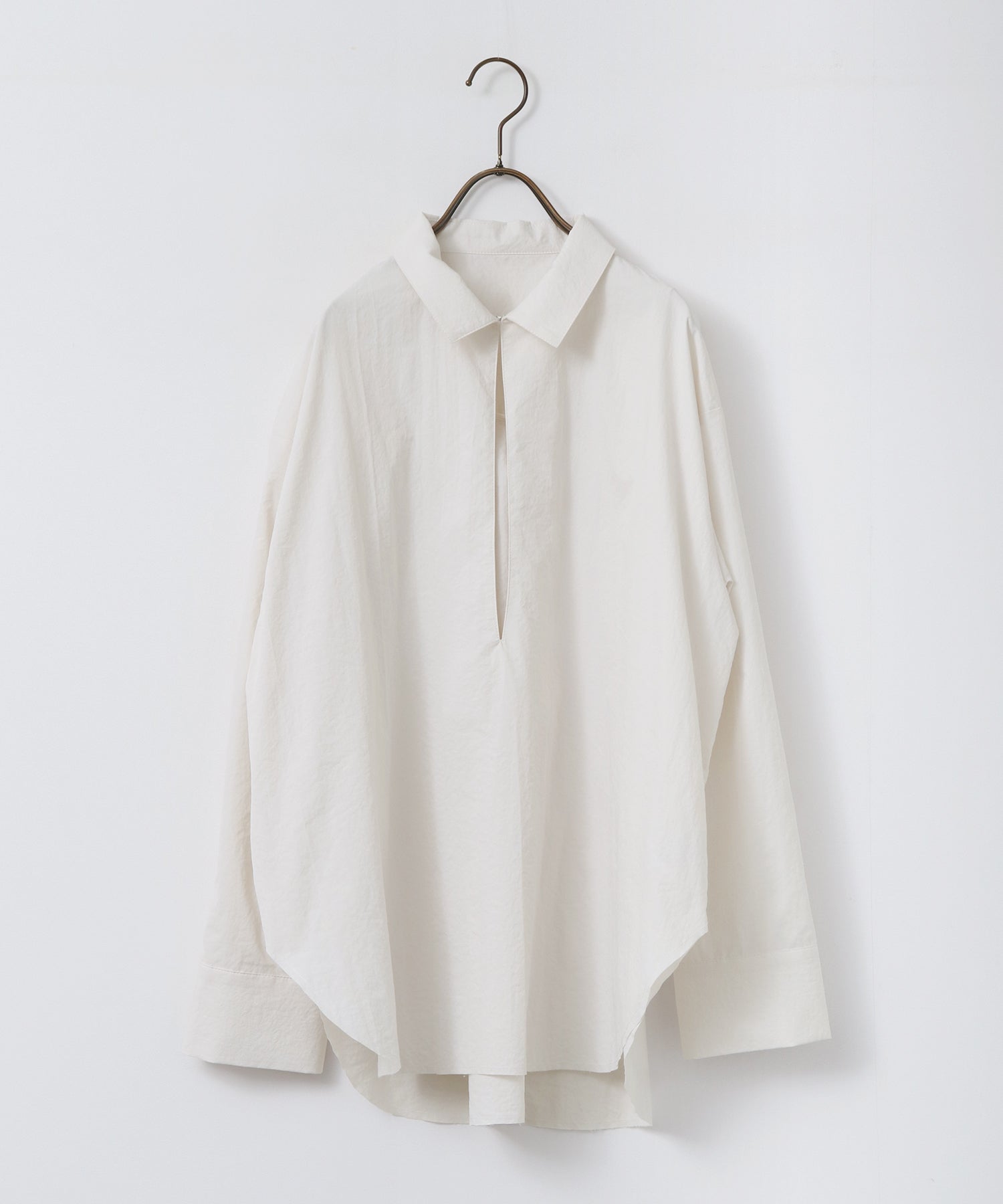 BROAD/TENCEL DENIM SKIPPER SHIRT