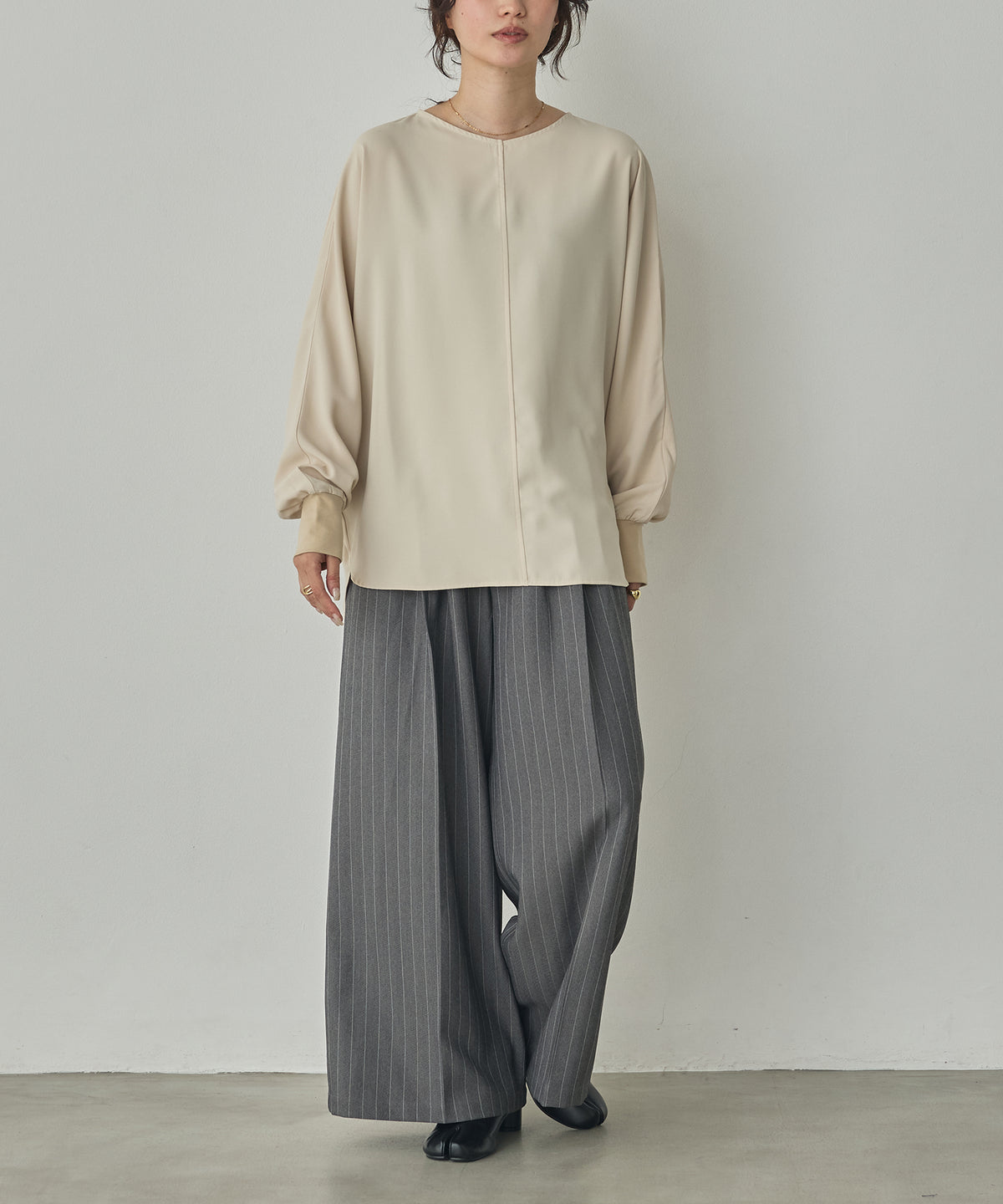 GEORGETTE DOLMAN-SLEEVE TOPS