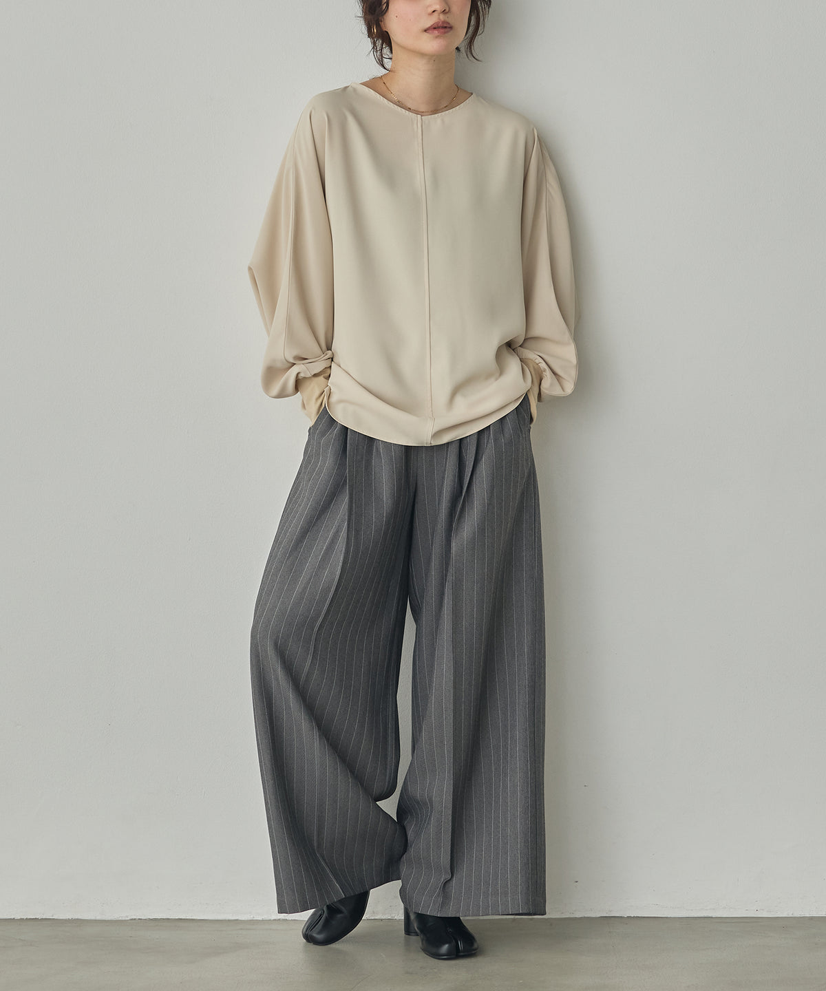 GEORGETTE DOLMAN-SLEEVE TOPS