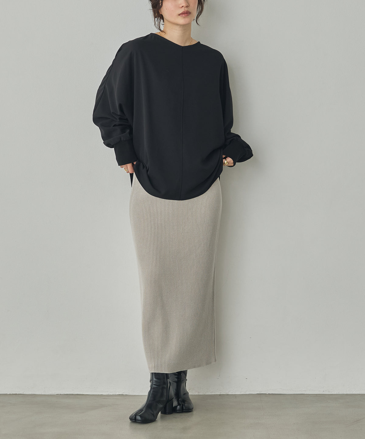 GEORGETTE DOLMAN-SLEEVE TOPS