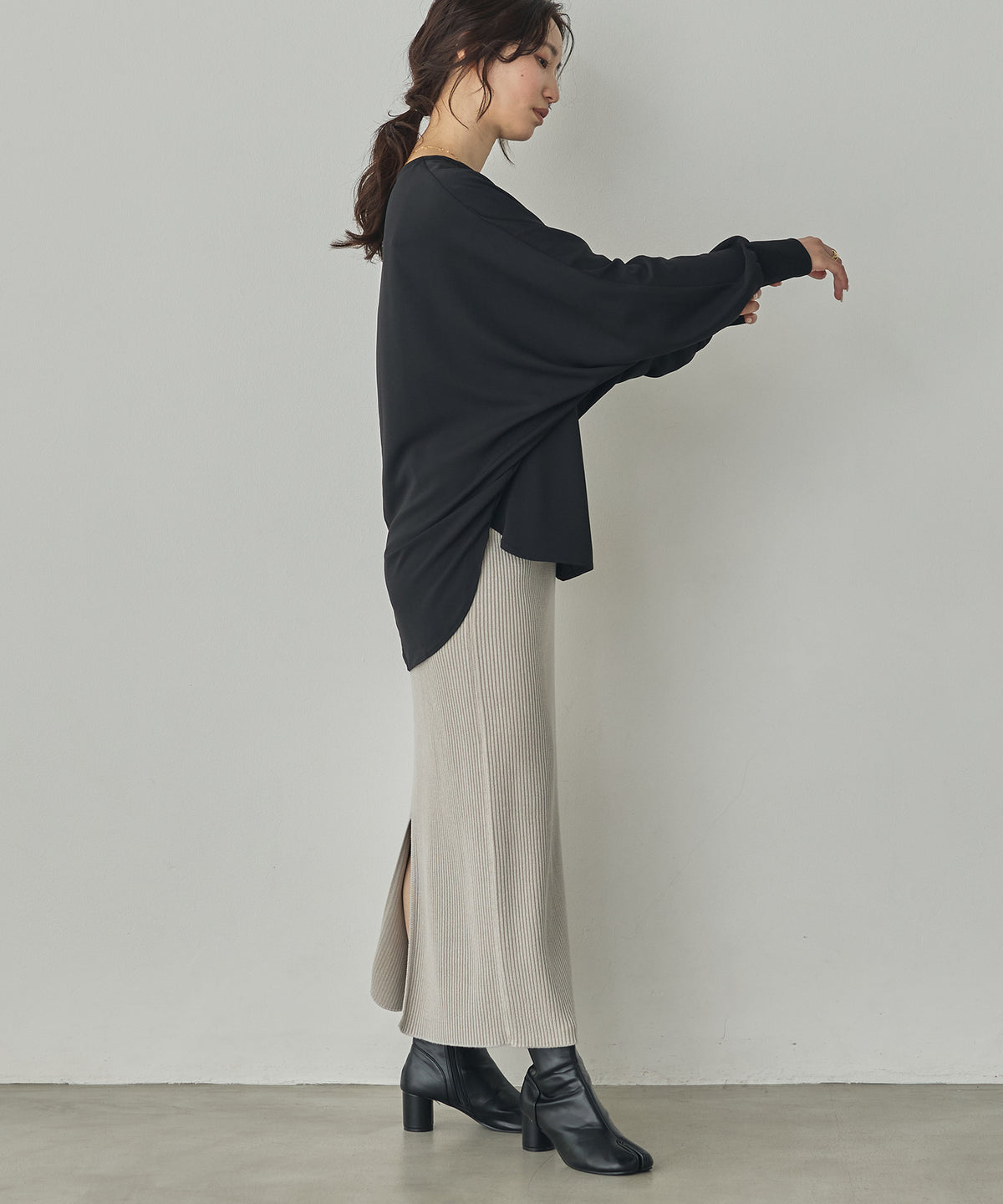 GEORGETTE DOLMAN-SLEEVE TOPS