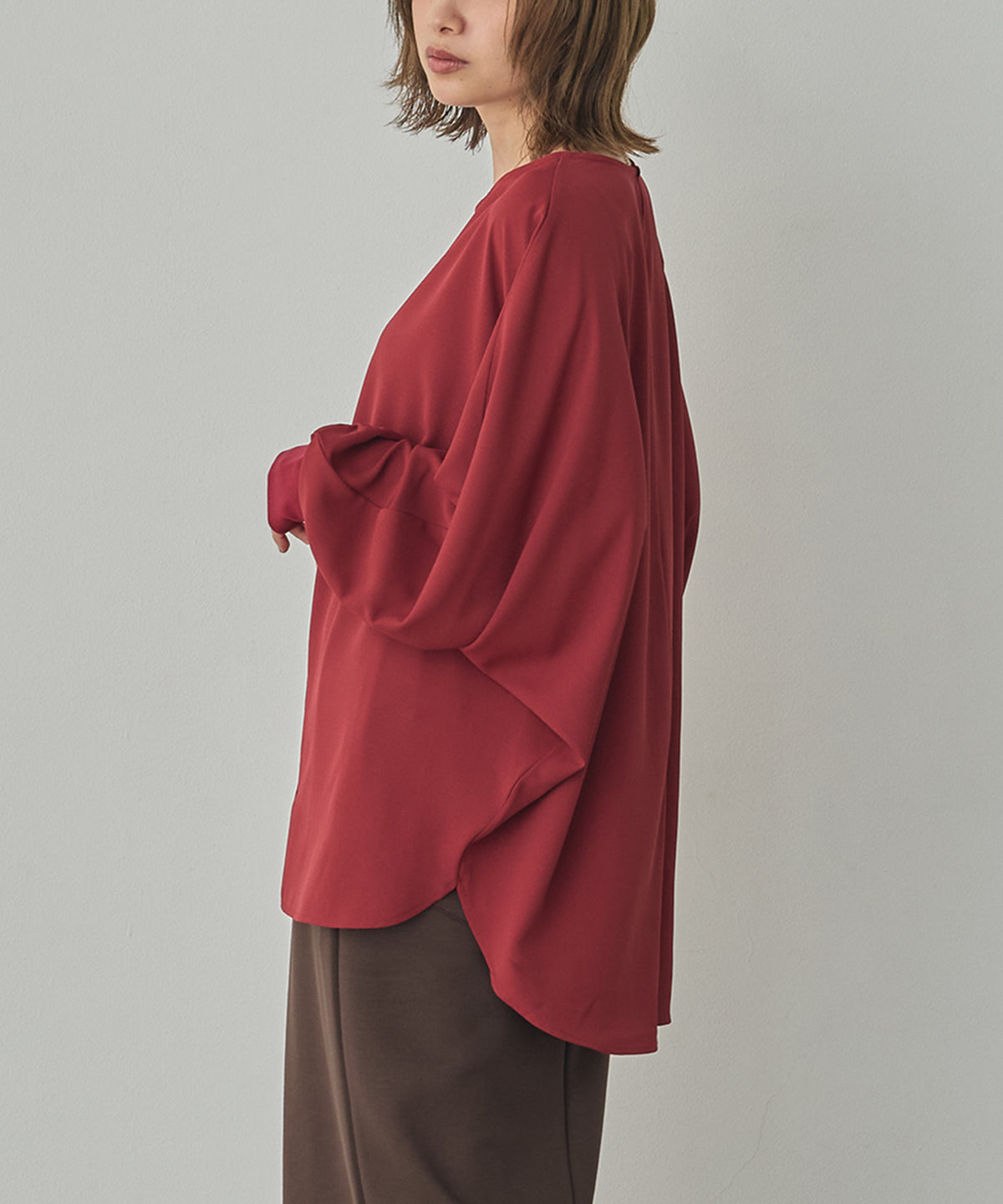 GEORGETTE DOLMAN-SLEEVE TOPS