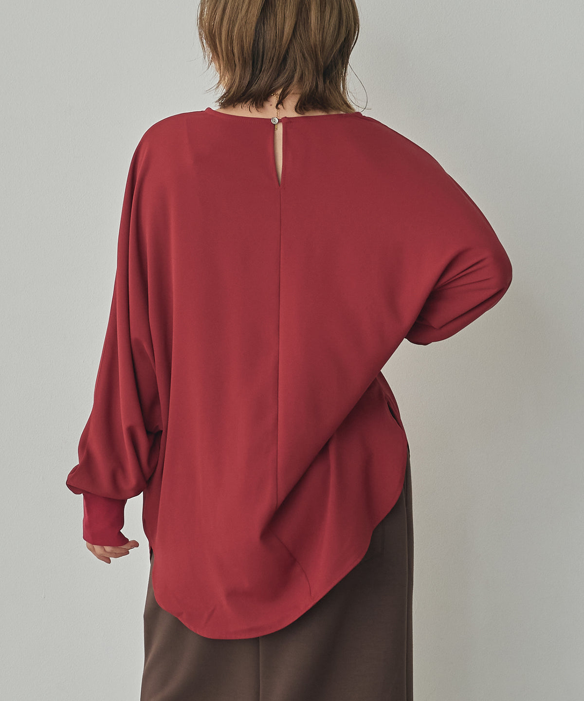 GEORGETTE DOLMAN-SLEEVE TOPS