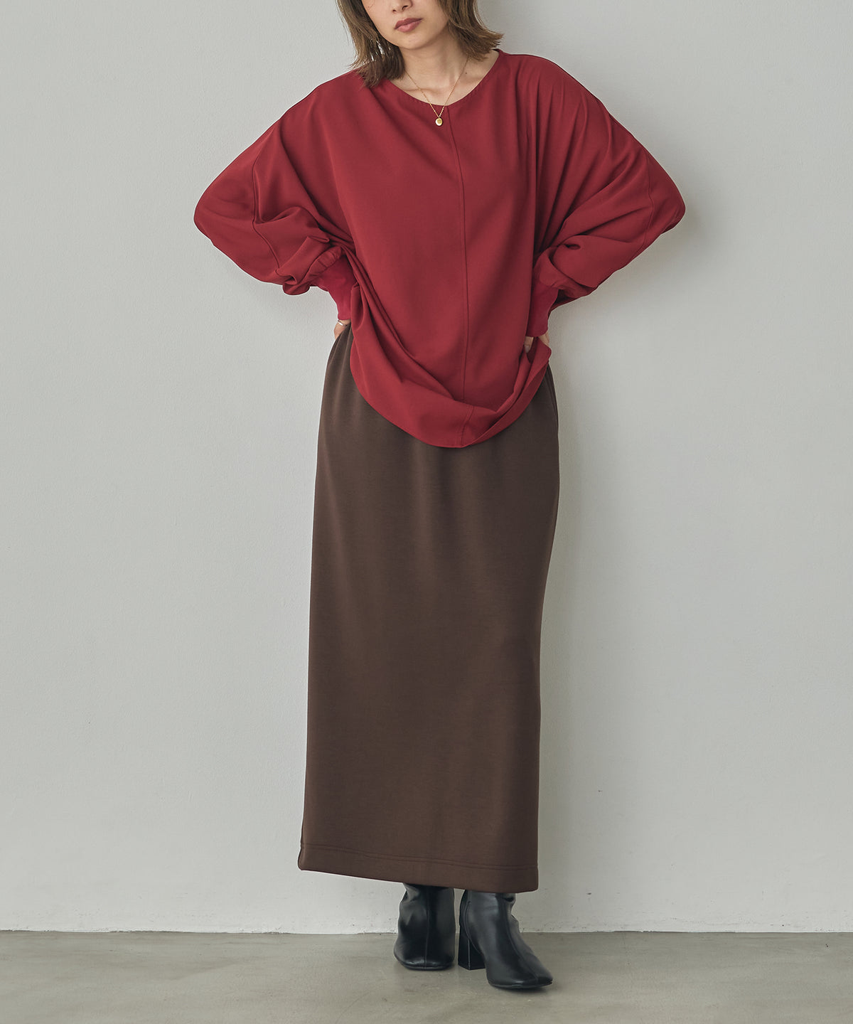 GEORGETTE DOLMAN-SLEEVE TOPS