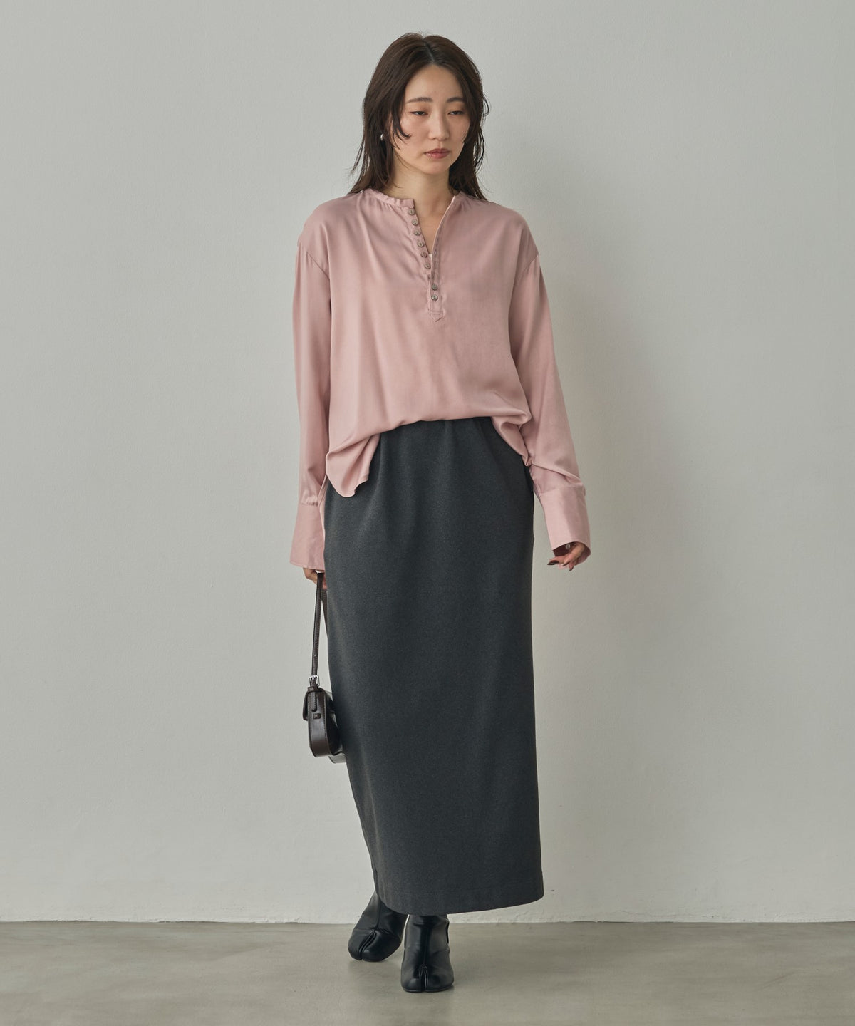 CUPRA-LIKE HENLEY-NECK SHIRT