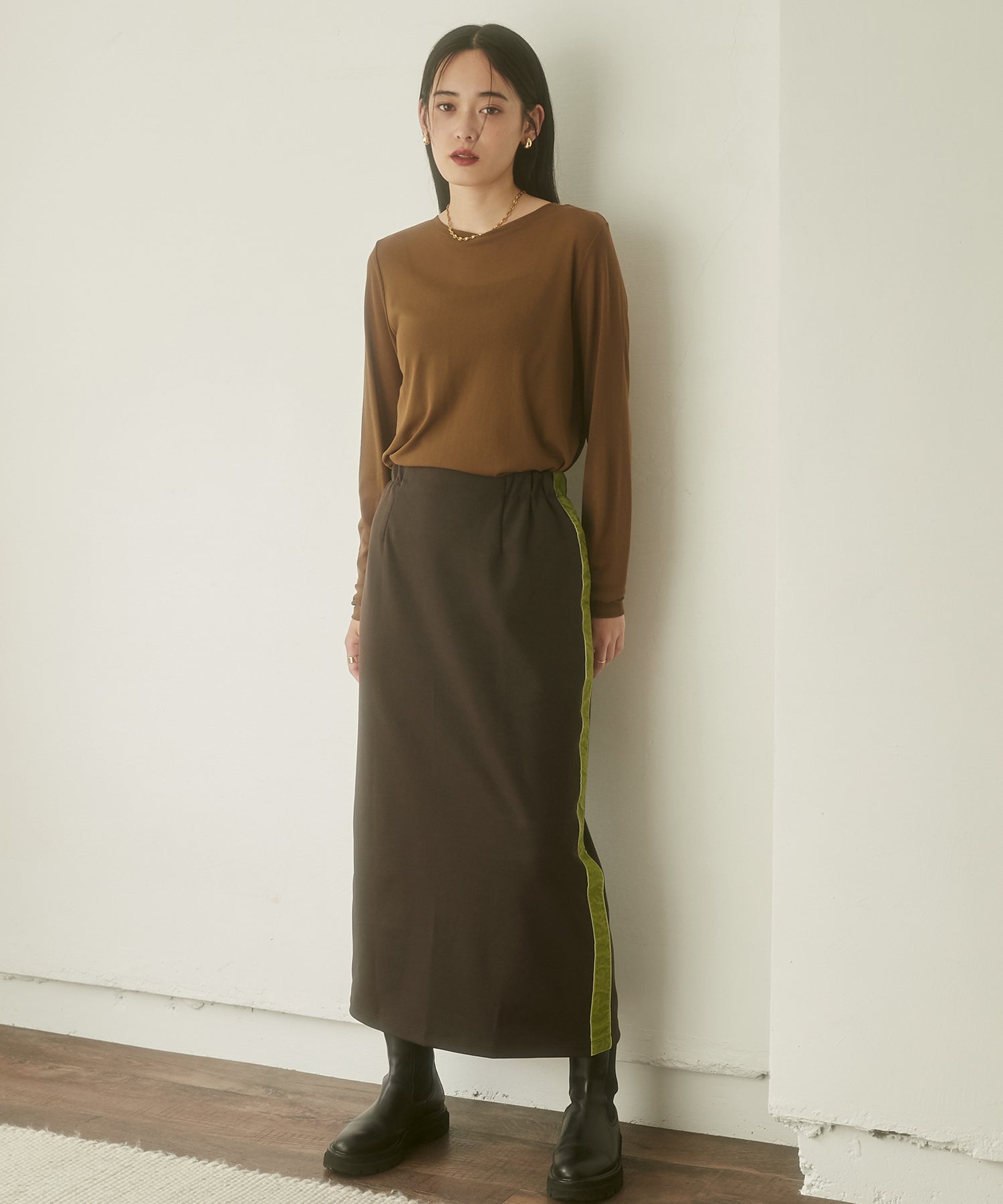 model : H168 着用サイズ : FREE