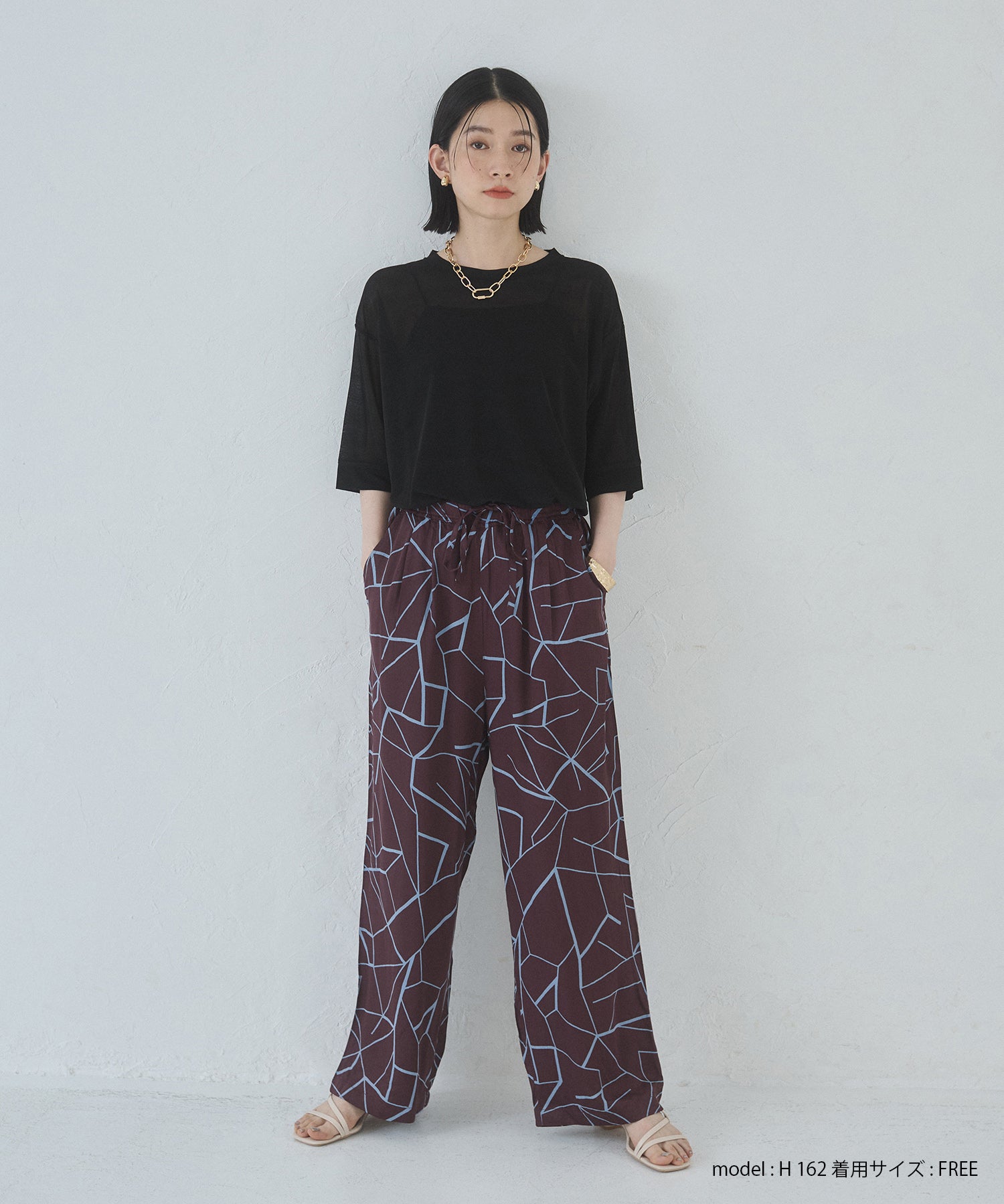 【再入荷】シアー半袖Tシャツ