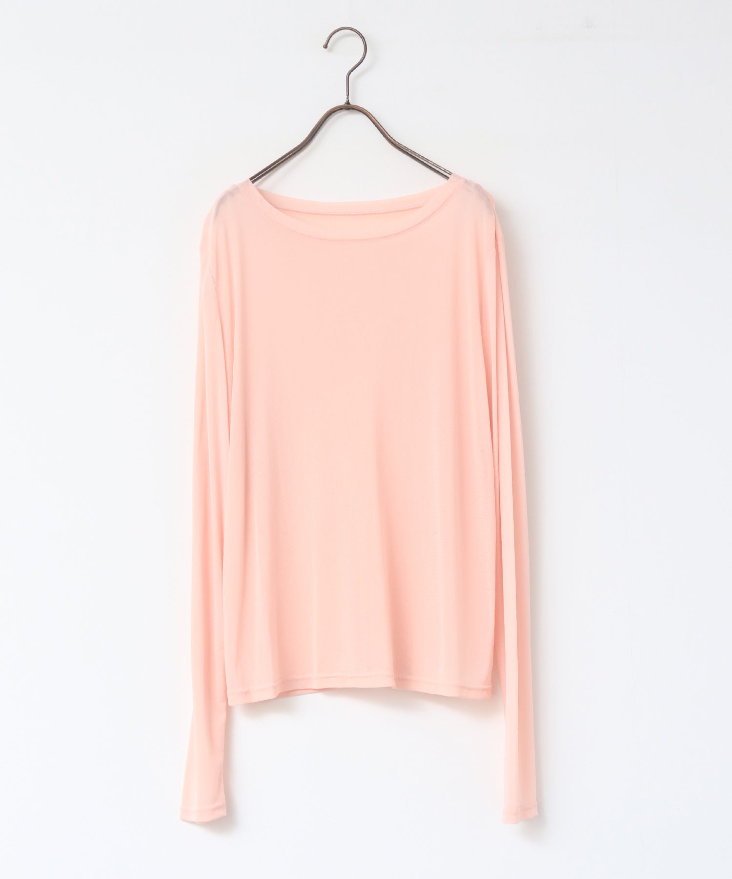 【新色追加】シアークルーネックトップス