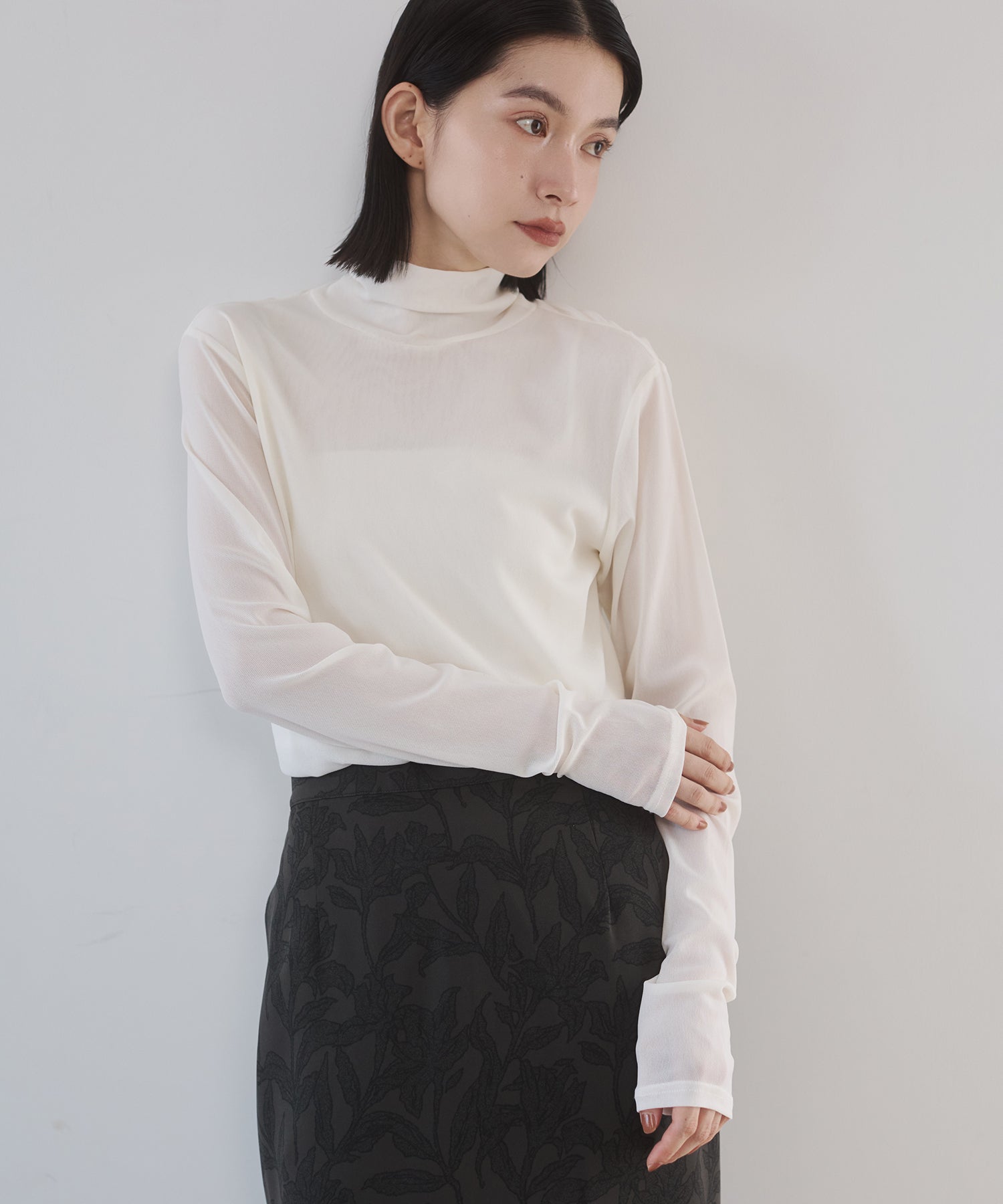 POWER NET TURTLE SHEER TOPS