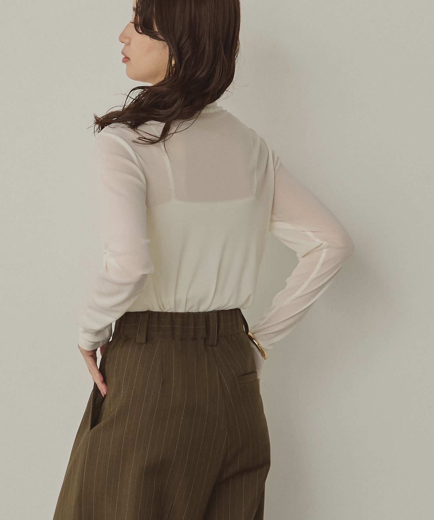POWER NET TURTLE SHEER TOPS