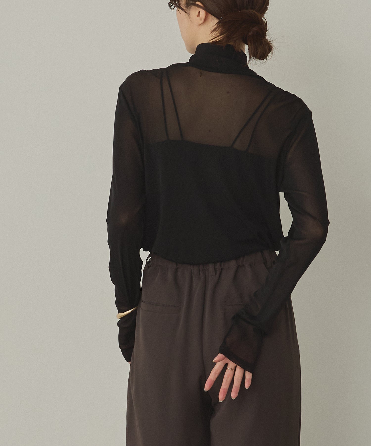 POWER NET TURTLE SHEER TOPS