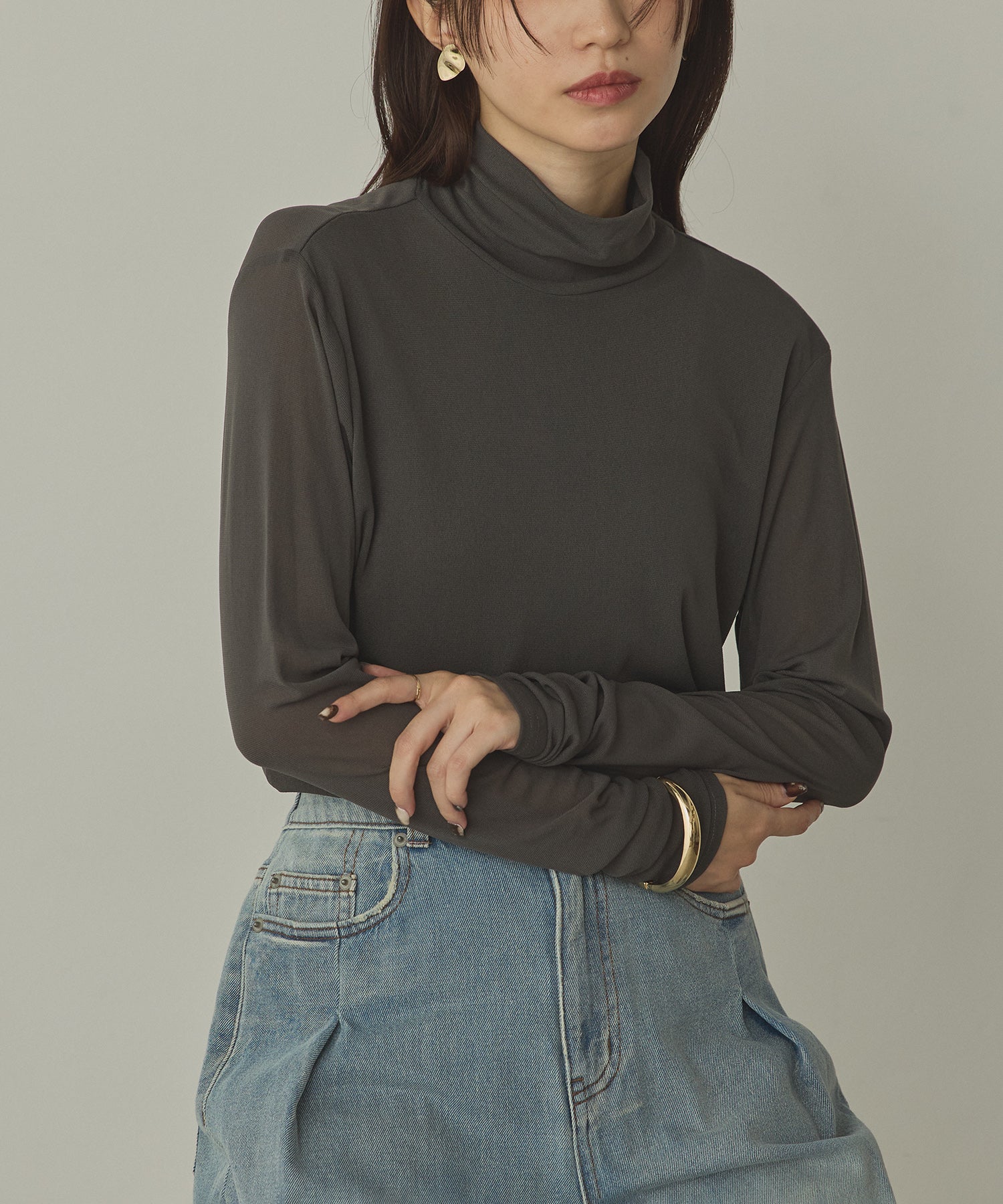 POWER NET TURTLE SHEER TOPS
