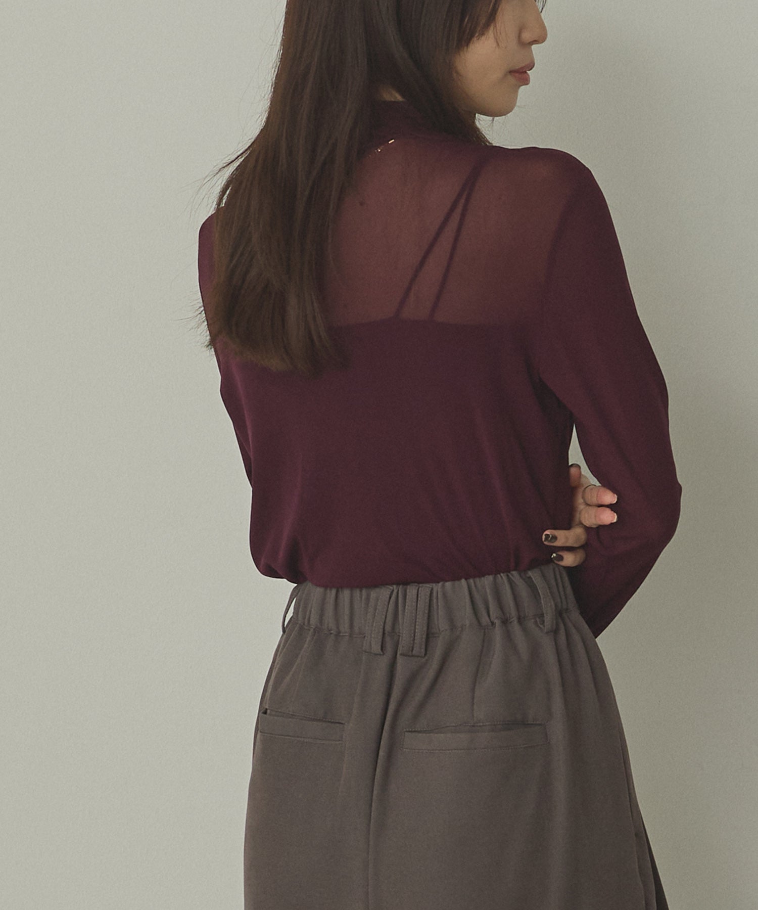 POWER NET TURTLE SHEER TOPS