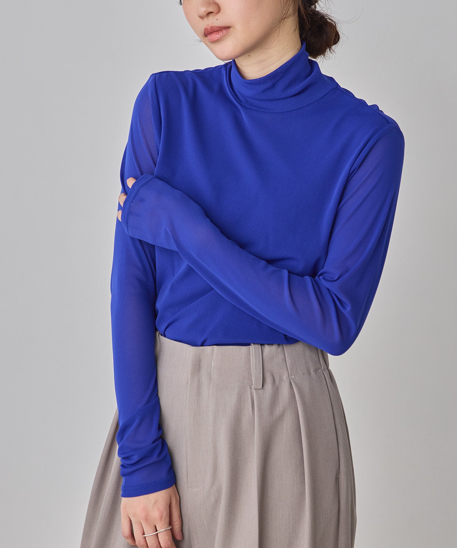 POWER NET TURTLE SHEER TOPS