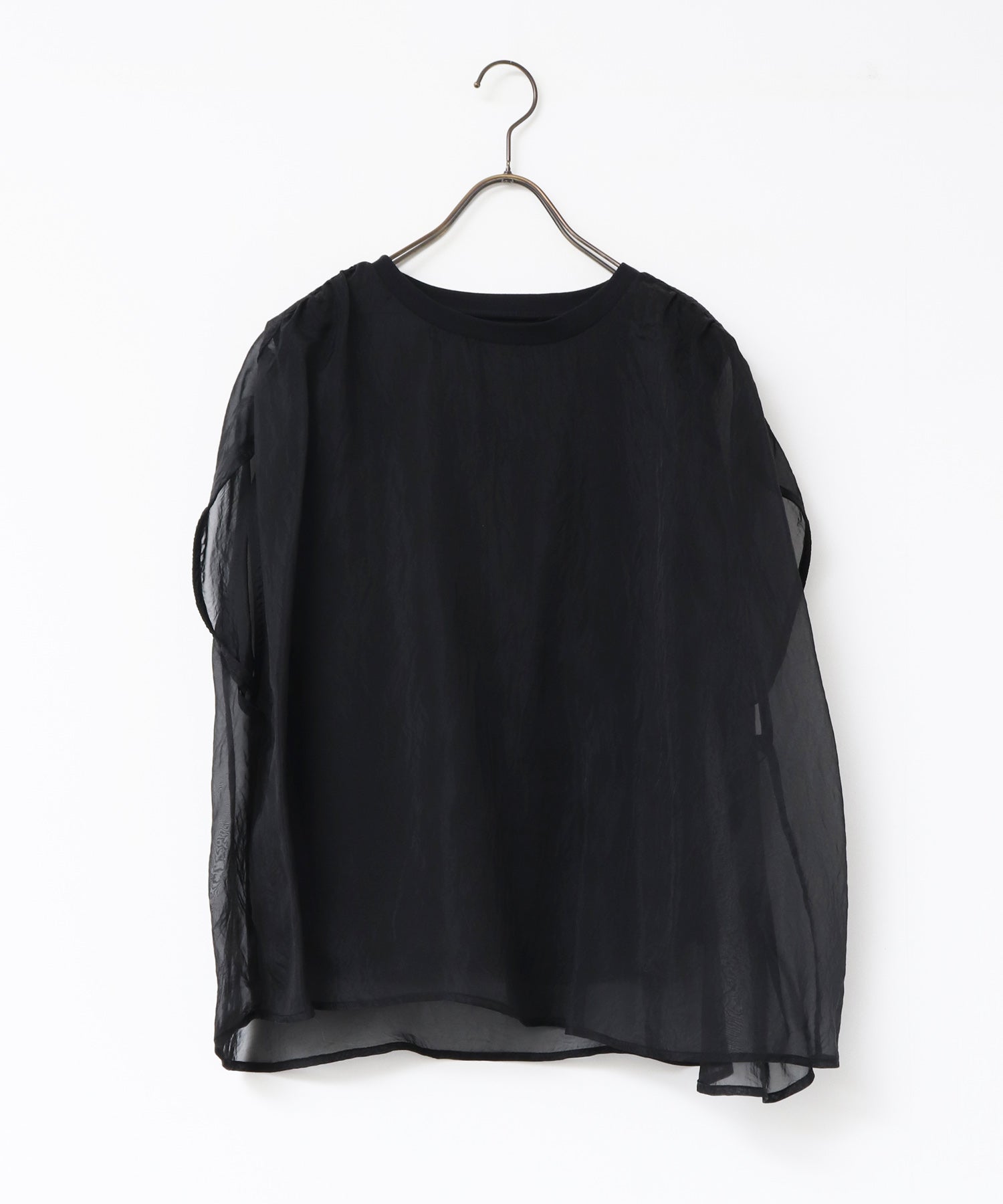 ニュアンス シアーレイヤードトップス