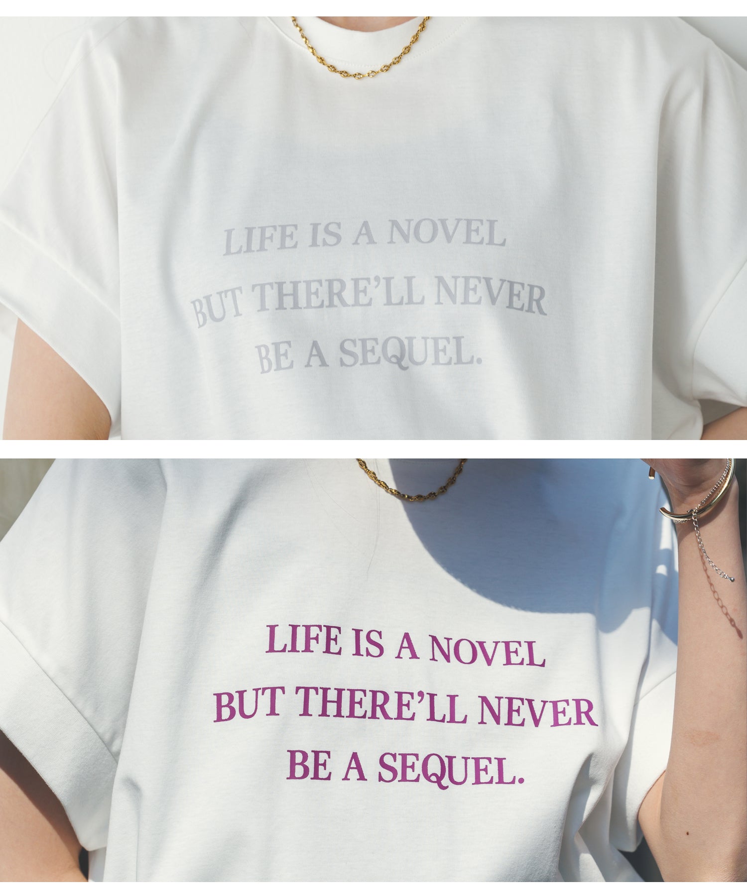 紫外線変化 ロゴTシャツ